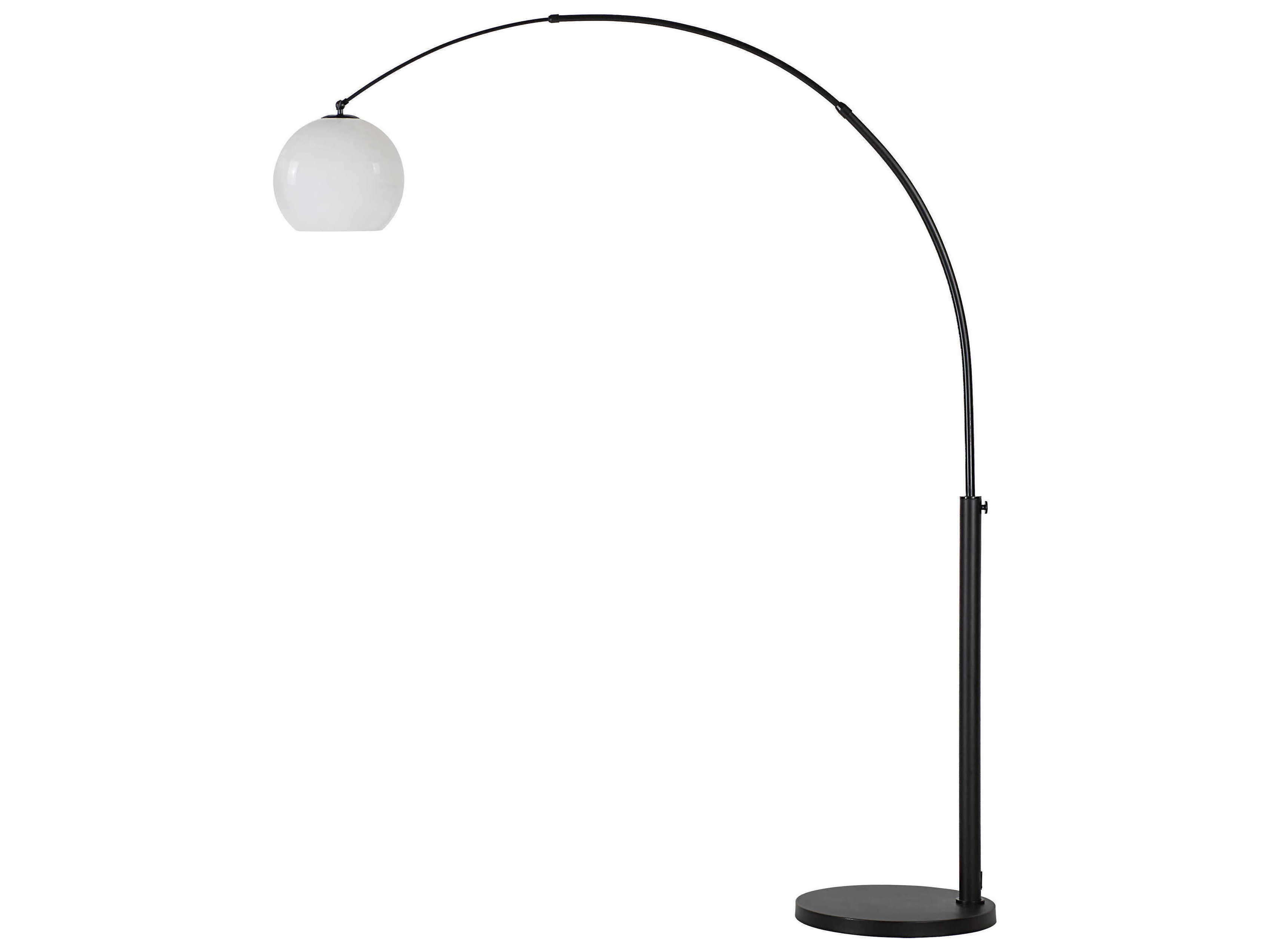 Renwil Pura Powder Coated Black Floor Lamp