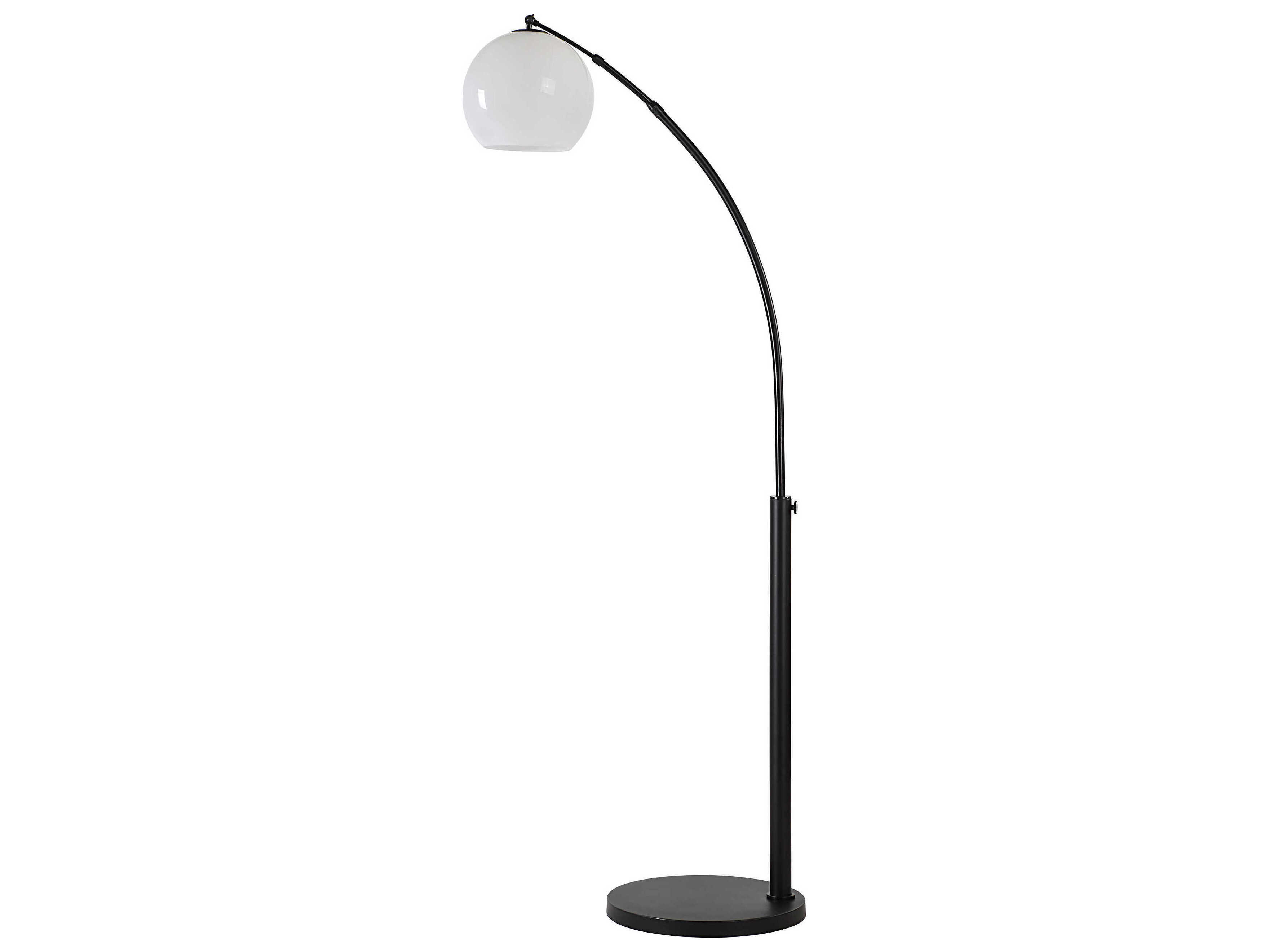 Renwil Pura Powder Coated Black Floor Lamp