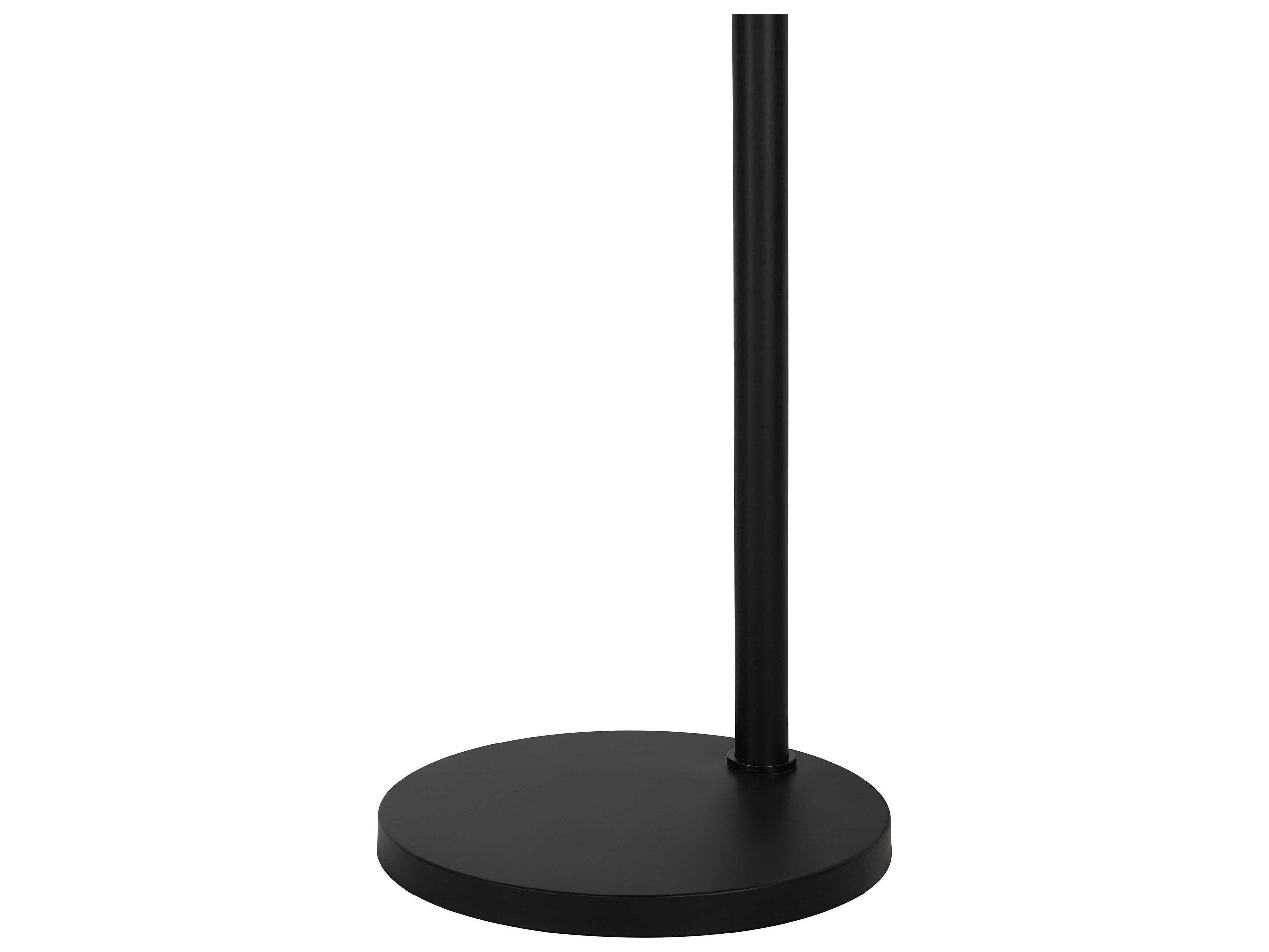 Renwil Pura Powder Coated Black Floor Lamp