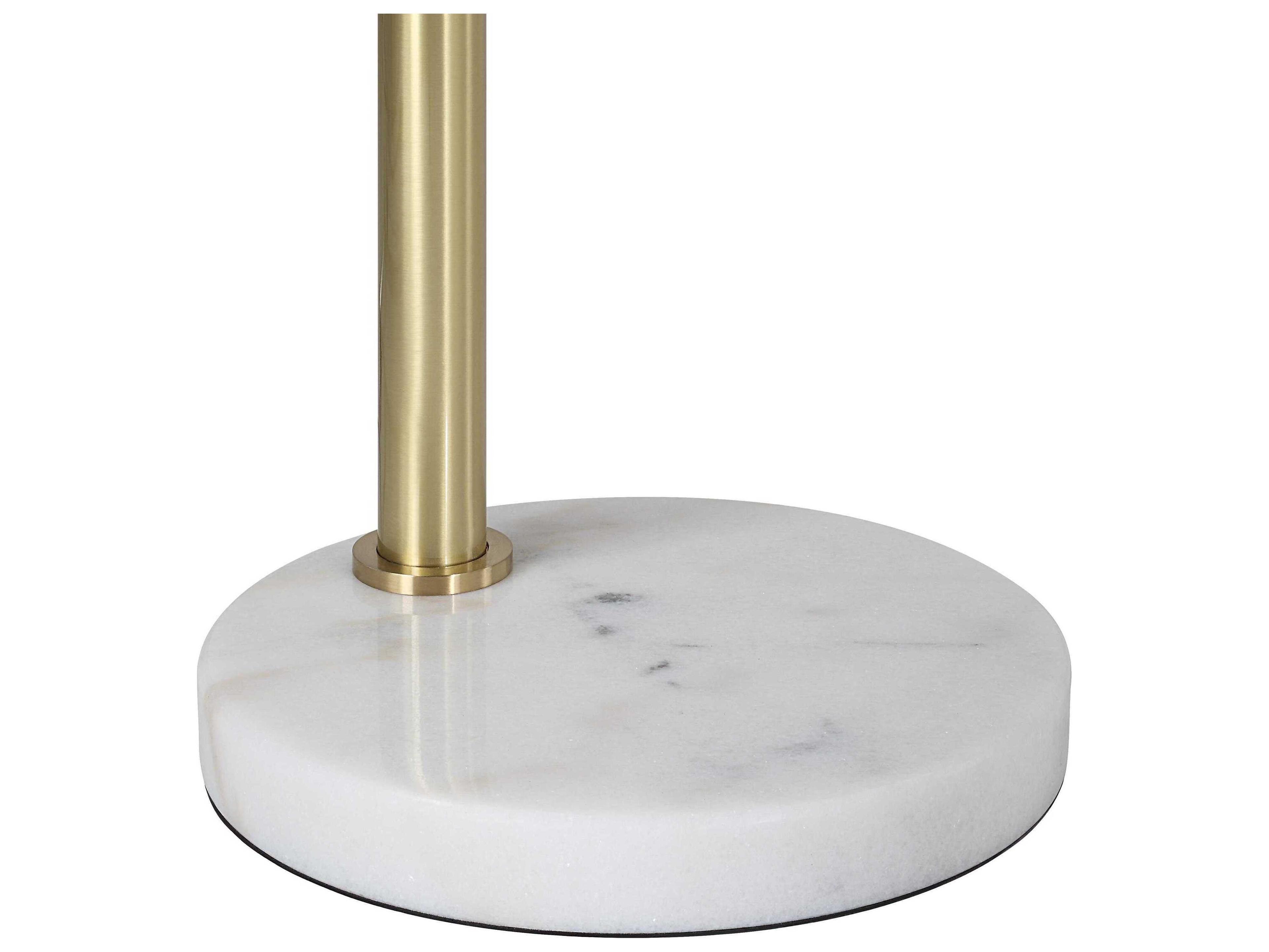 Renwil Daleela Plated Brushed Gold Iron Floor Lamp