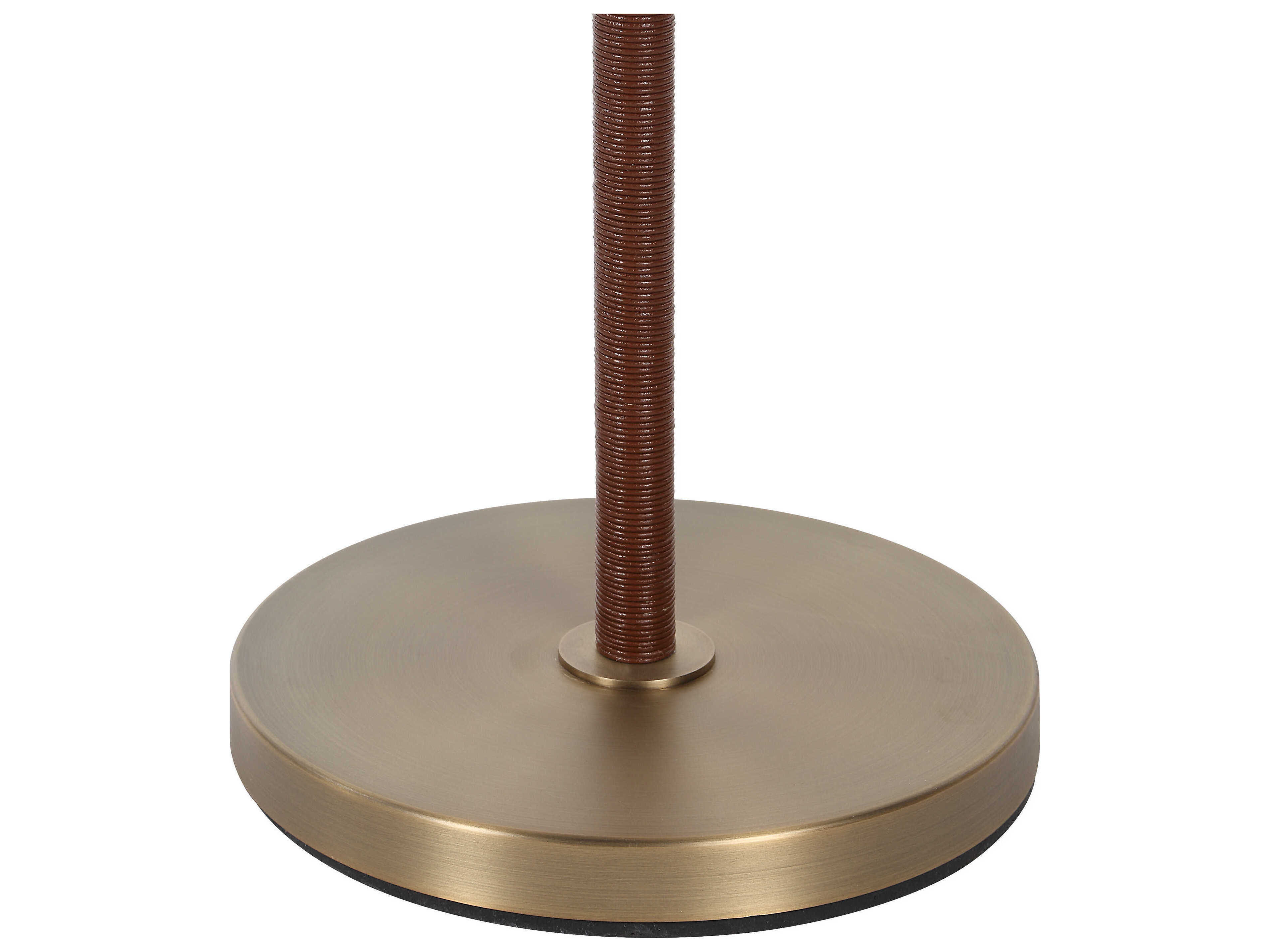 Renwil Elea Dark Antique Brushed Brass Floor Lamp