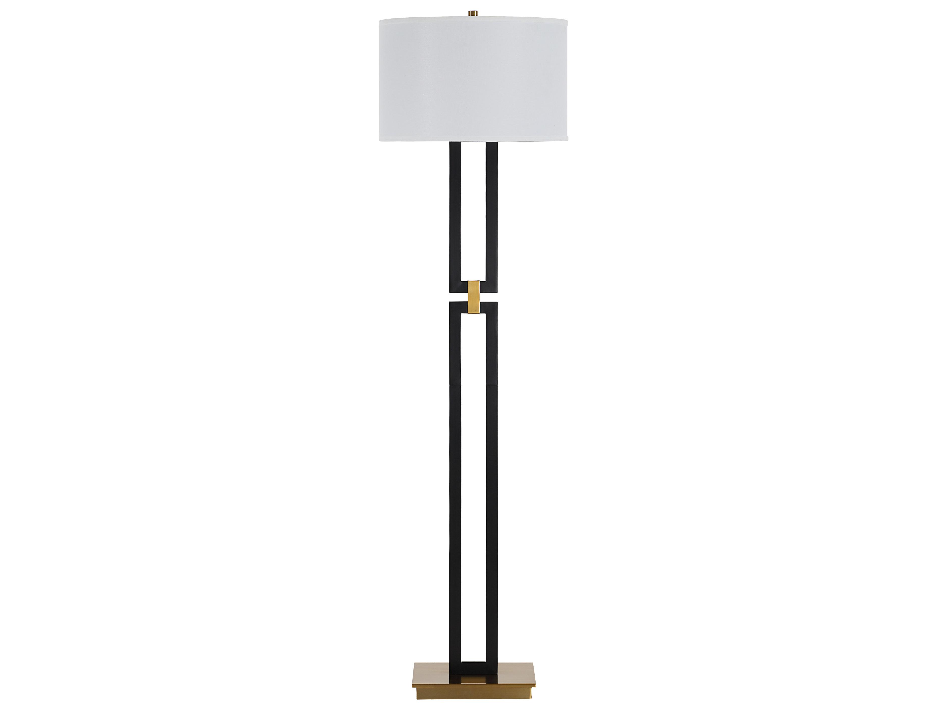 Renwil Theo Matte Black Floor Lamp