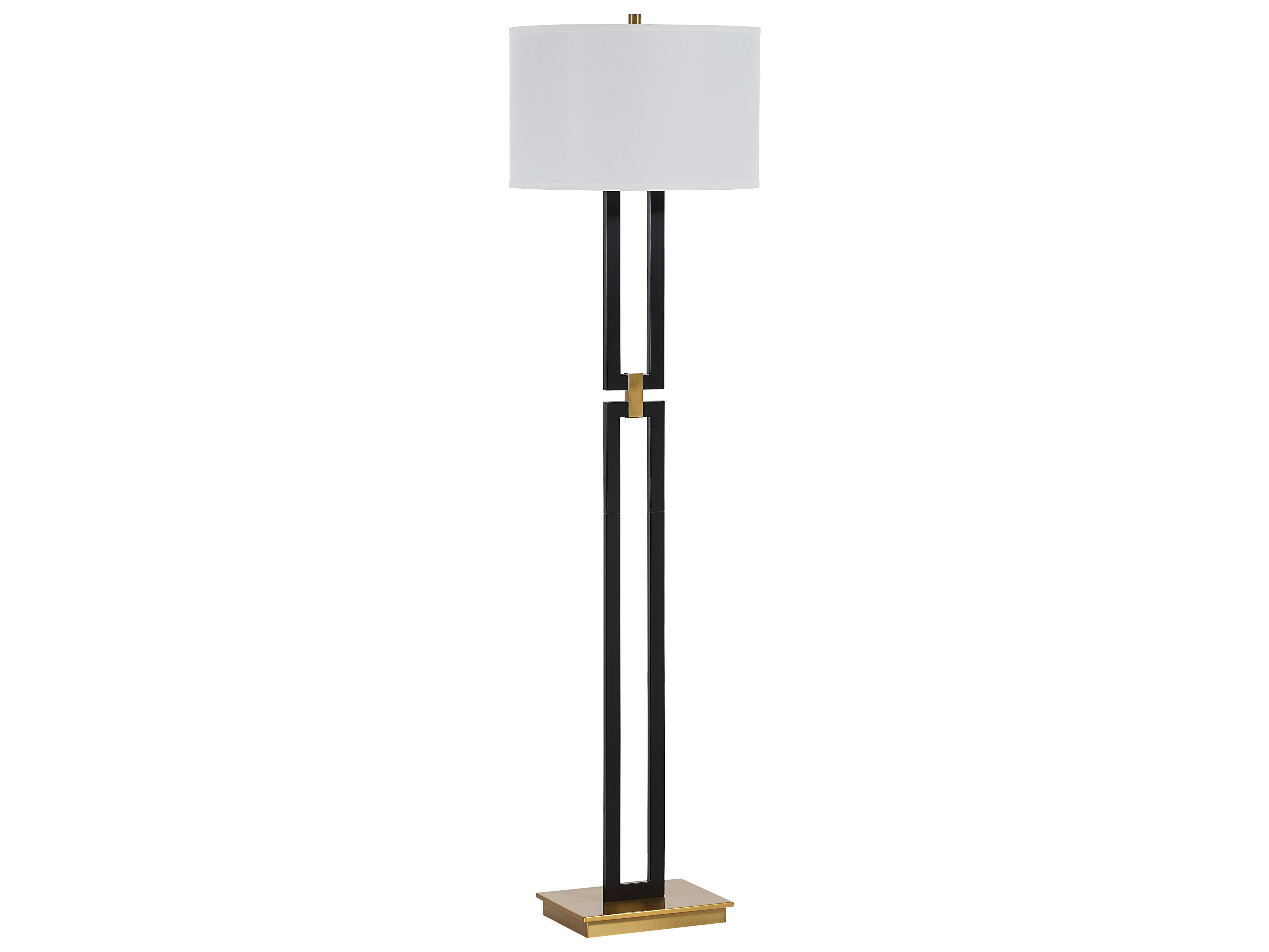 Renwil Theo Matte Black Floor Lamp