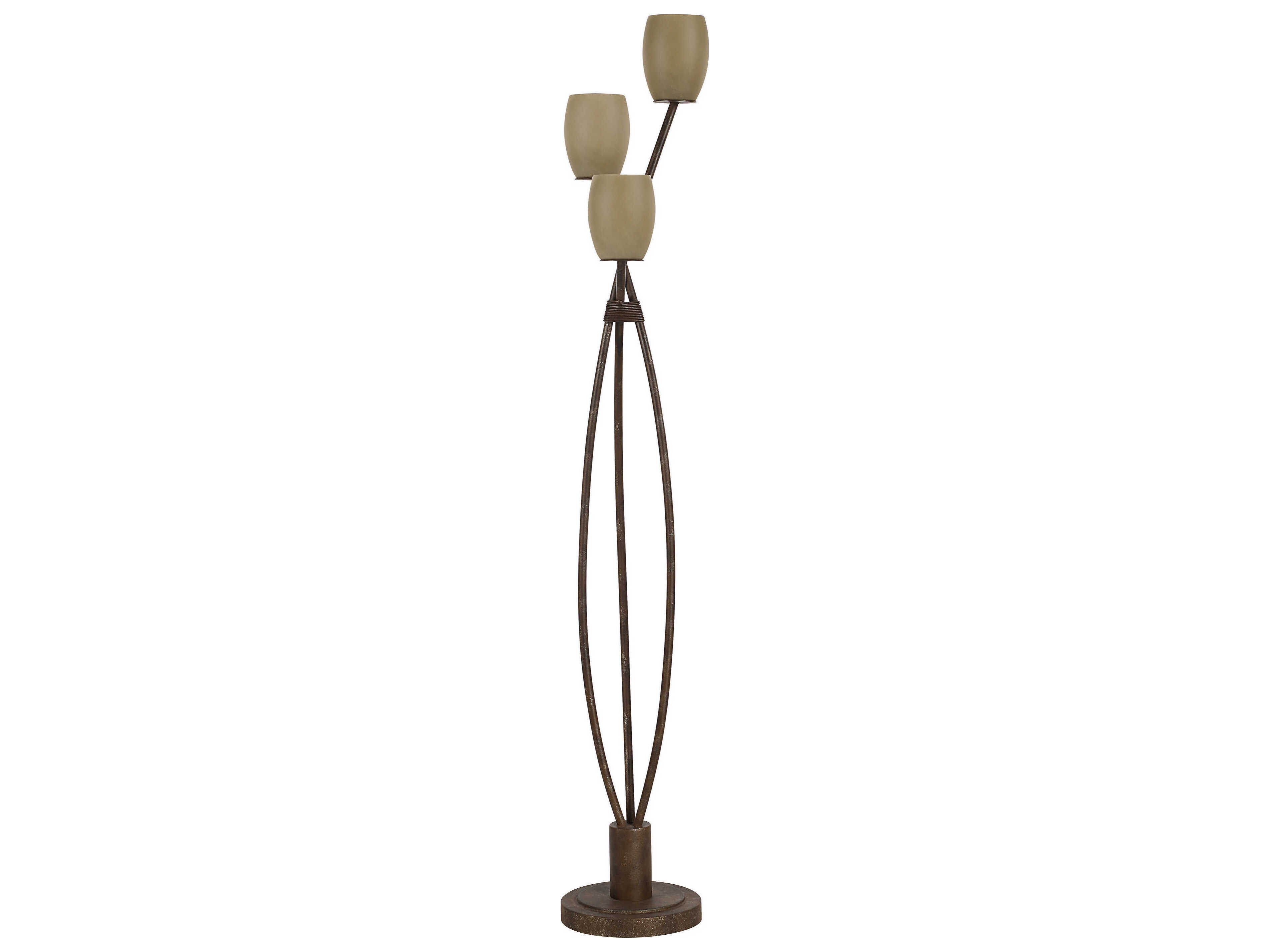 Renwil Soan Copper Bronze Gold Floor Lamp