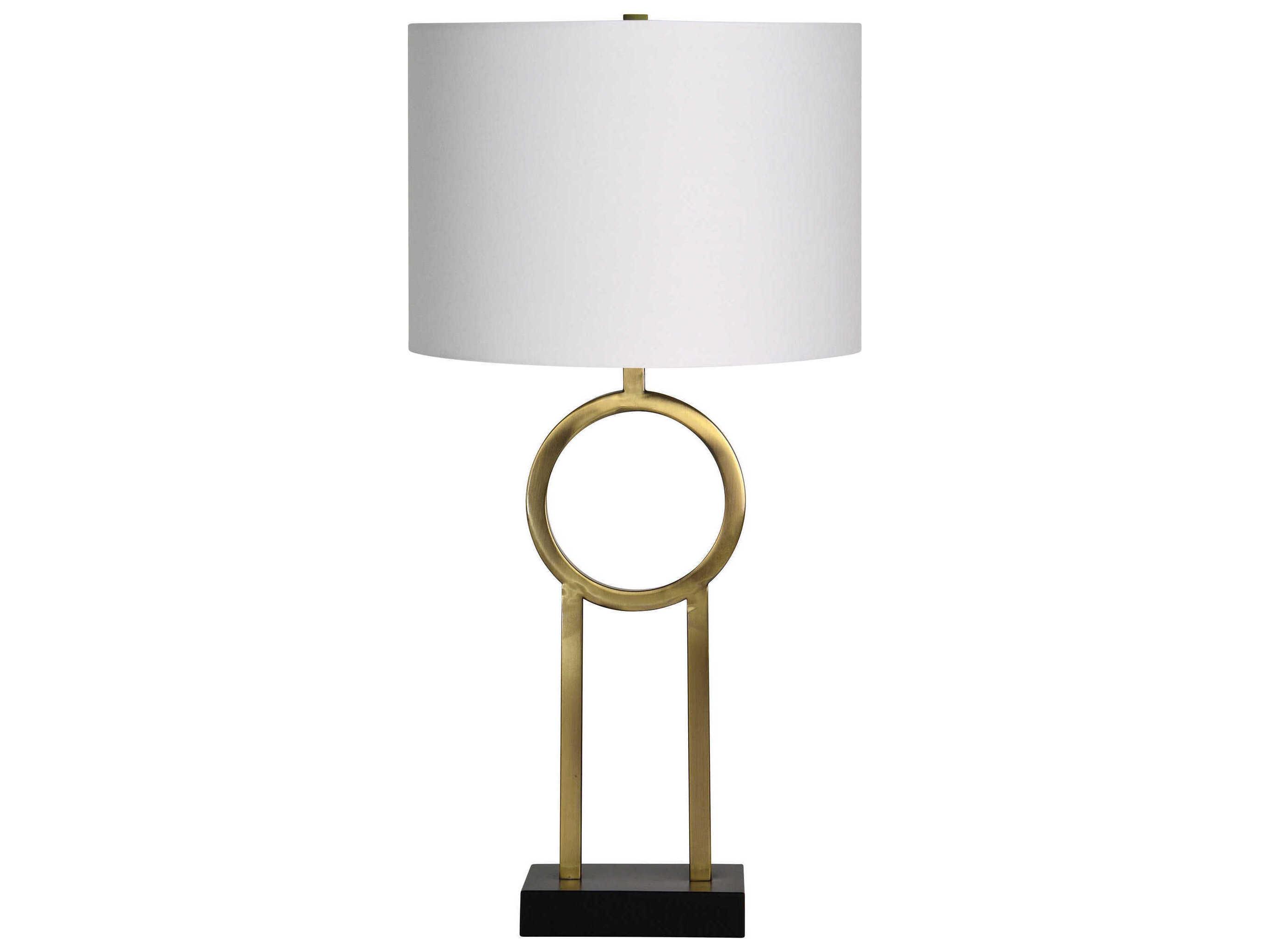 Renwil Burlington Antique Brass Buffet Lamp Set of 2