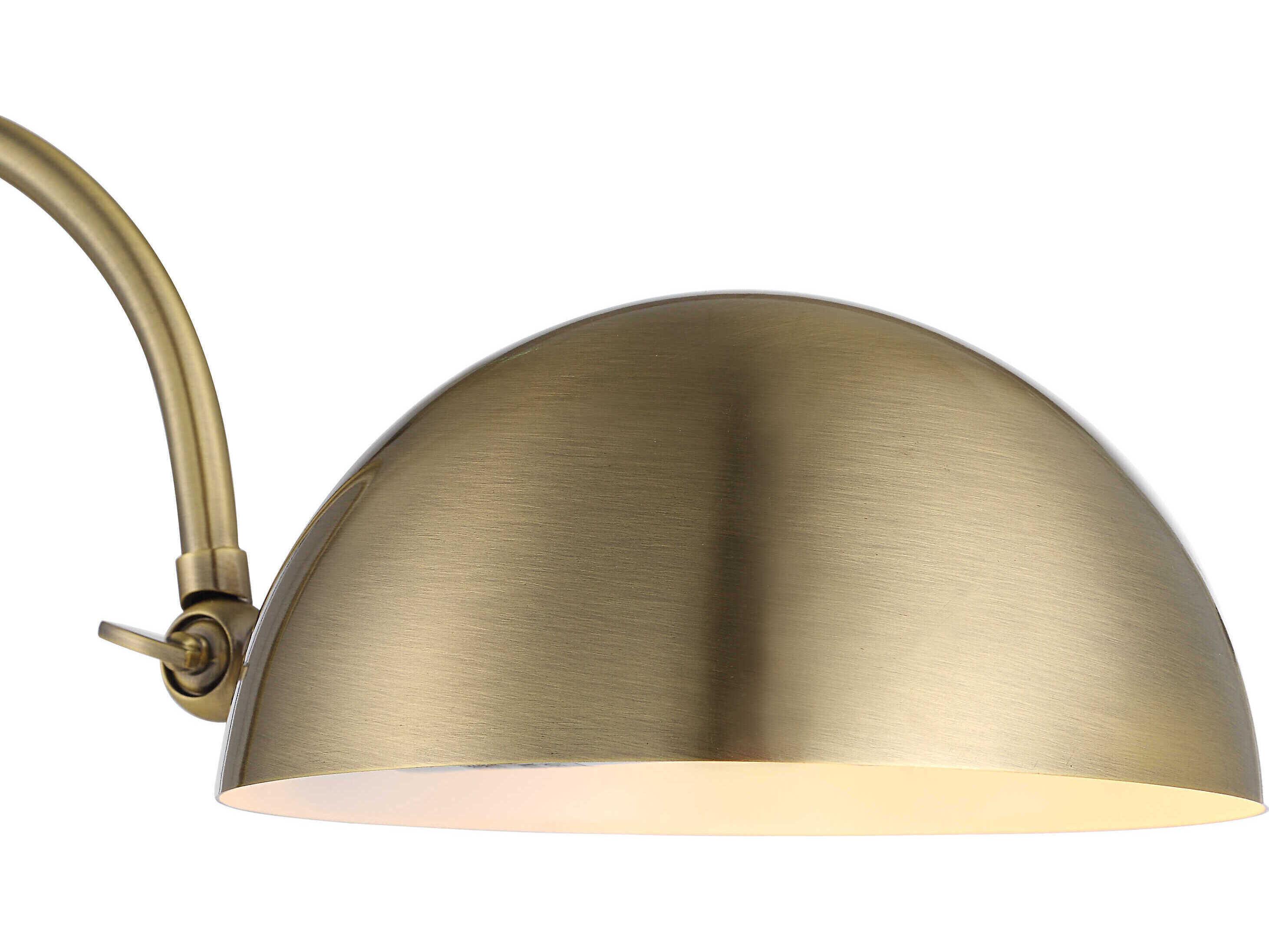 Renwil Volos Antique Brushed Brass Desk Lamp