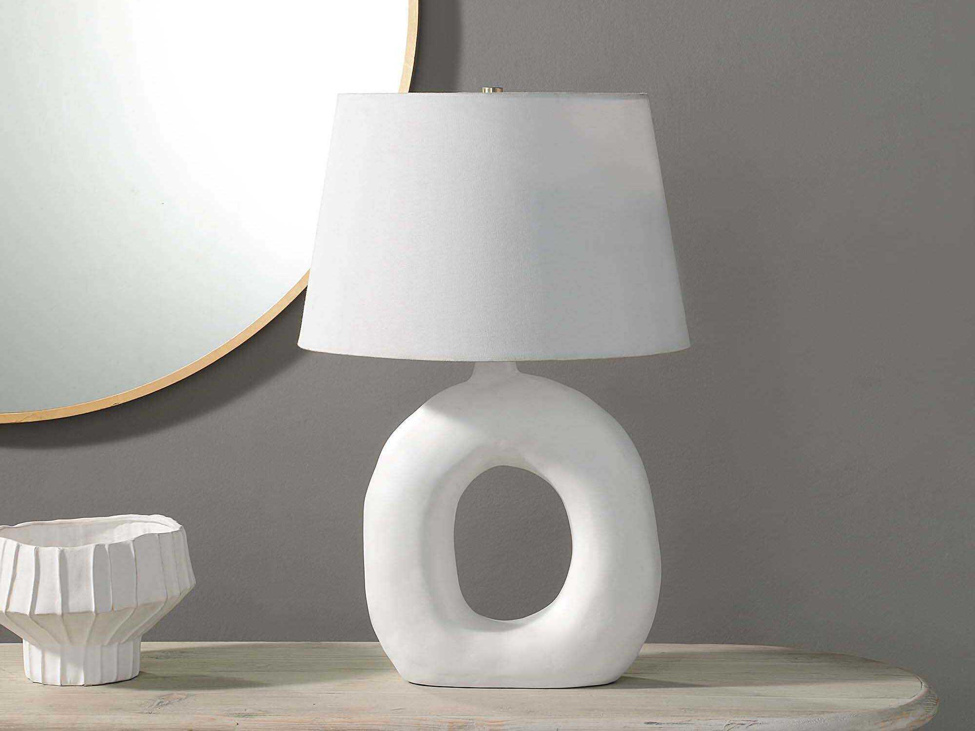 Renwil Kalahari White Table Lamp