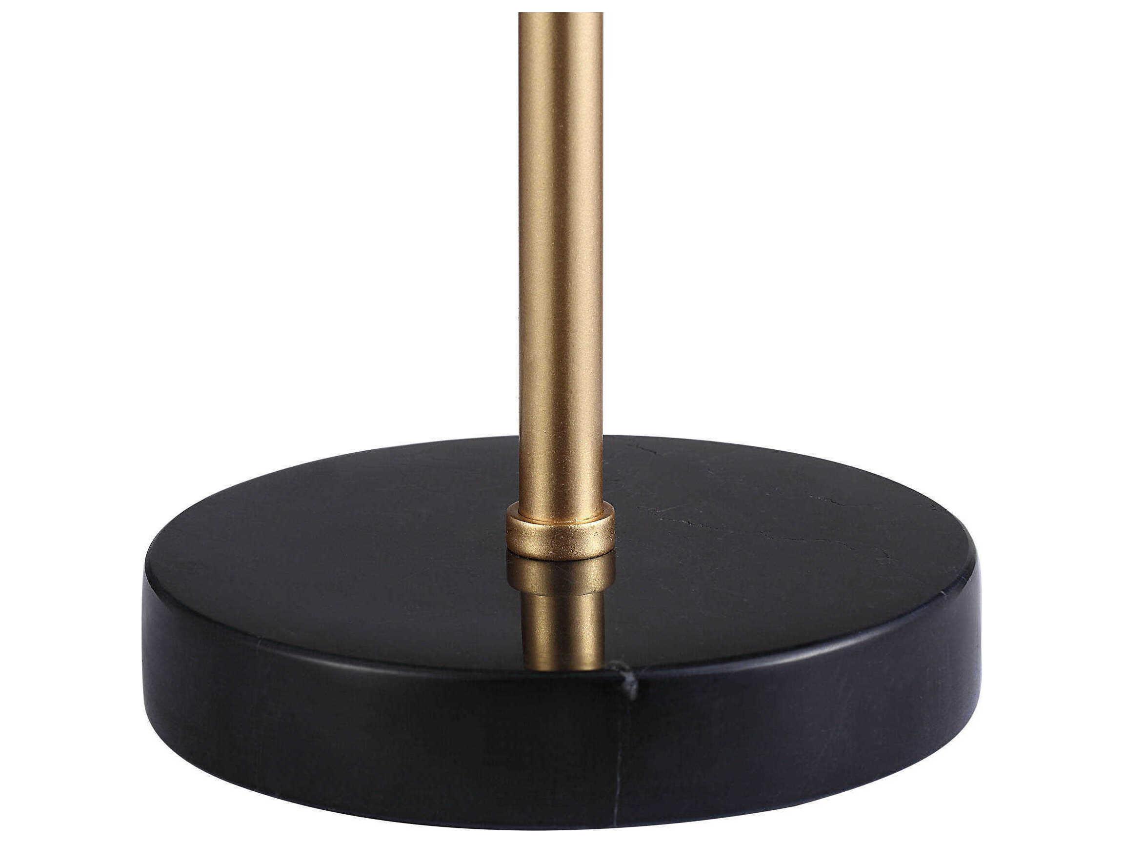 Renwil Gillian Gold Matte Black Iron Table Lamp