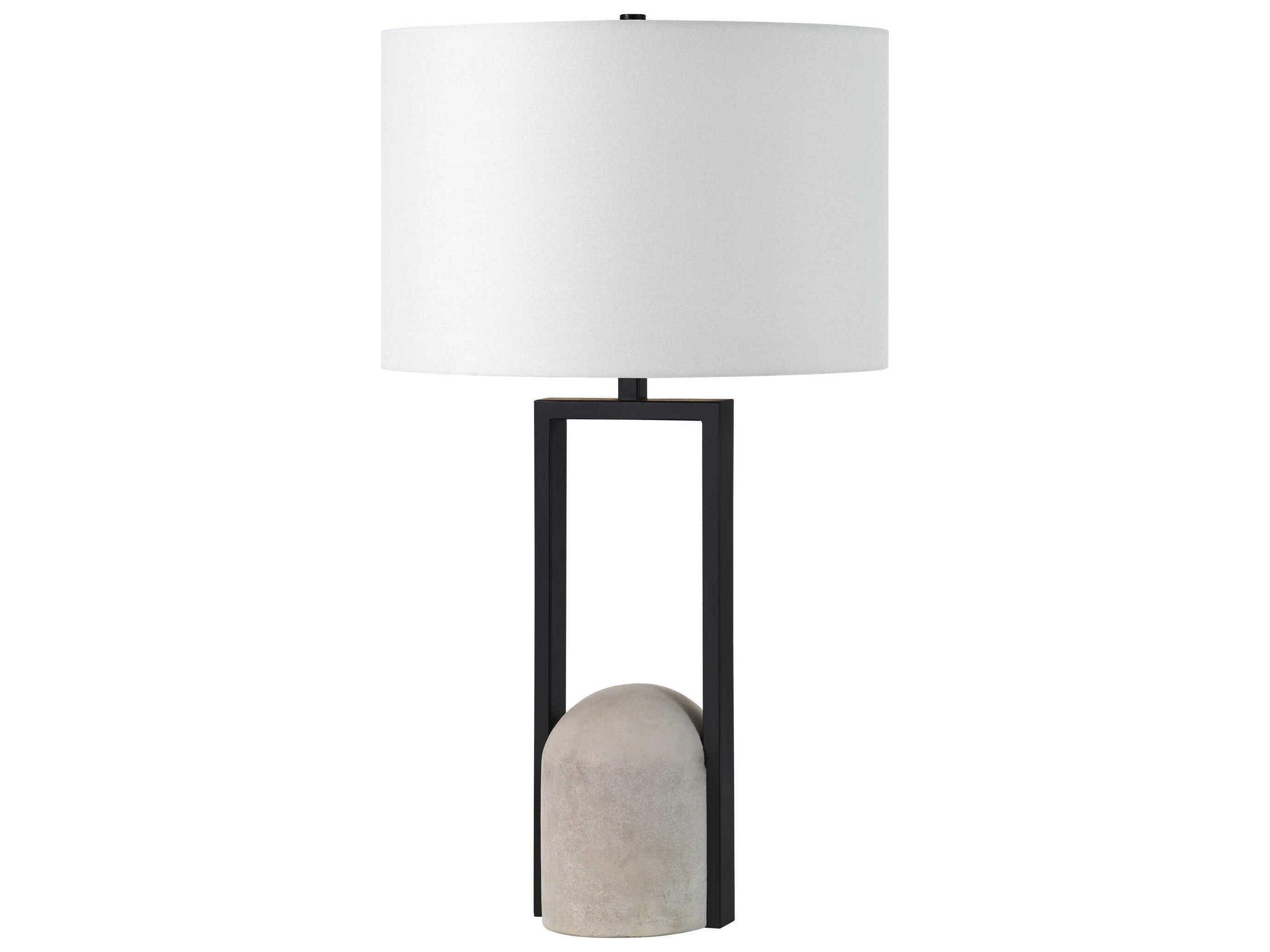 Renwil Florah Matte Black Buffet Lamp
