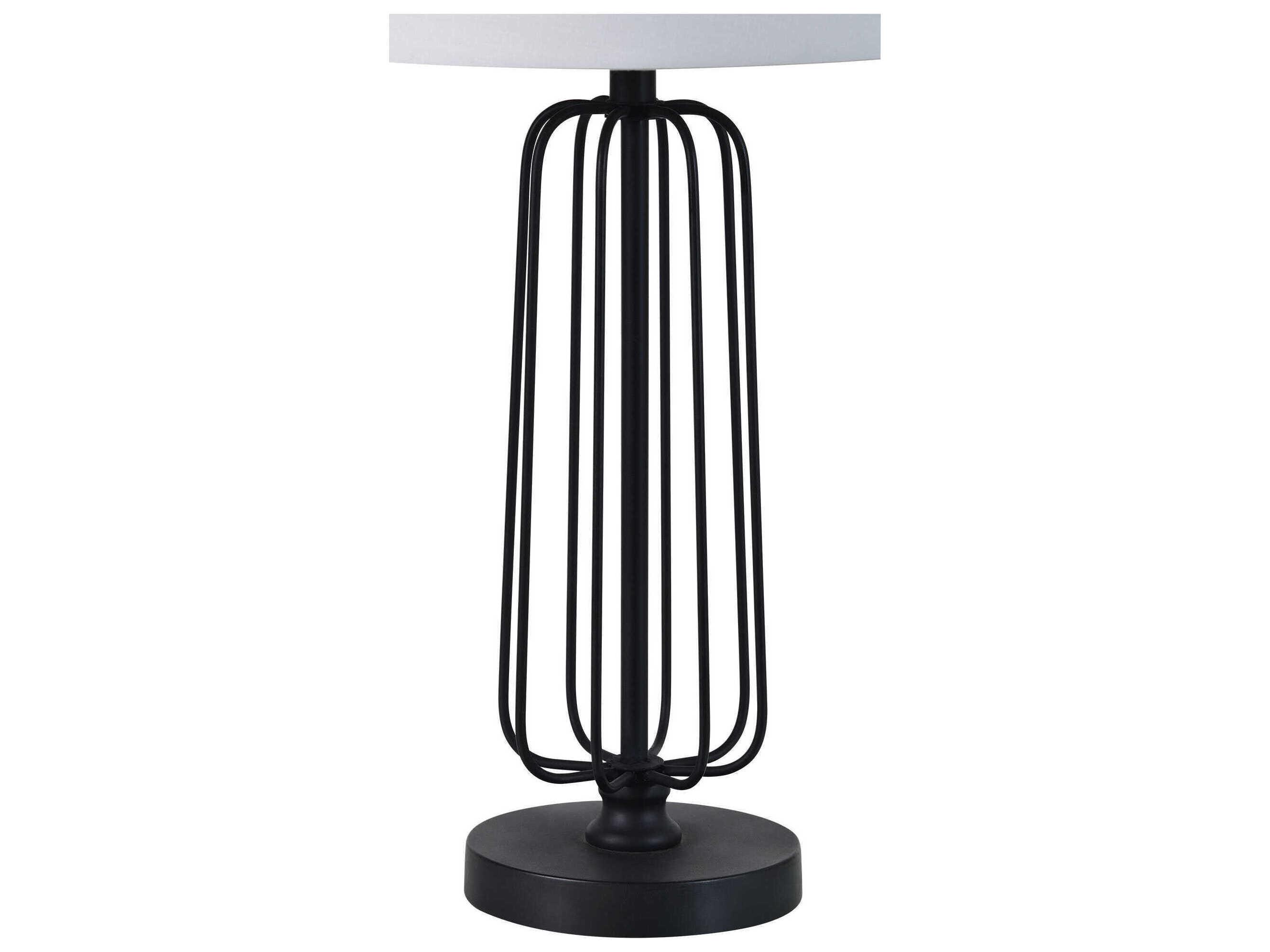 Renwil Shadia Matte Black Buffet Lamp Set of 2