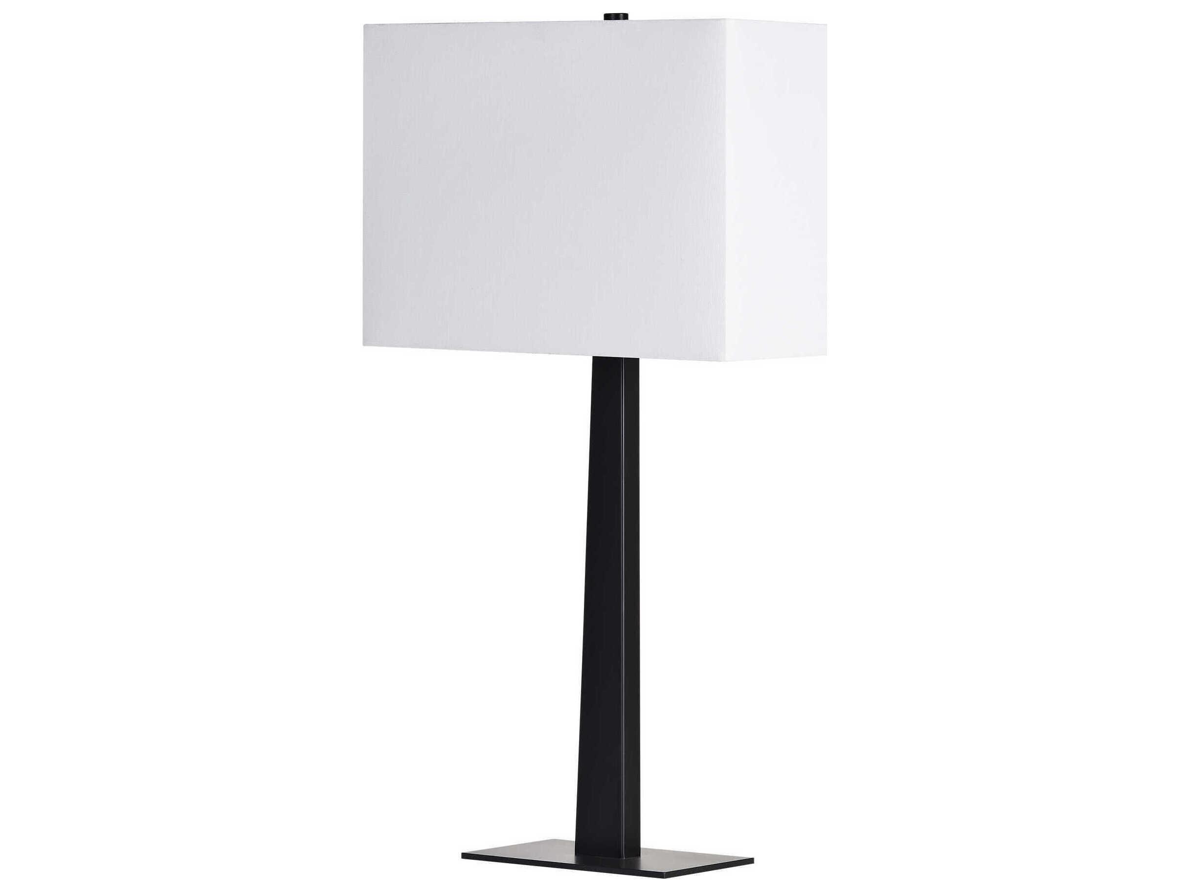 Renwil Candace Matte Black Buffet Lamp Set of 2