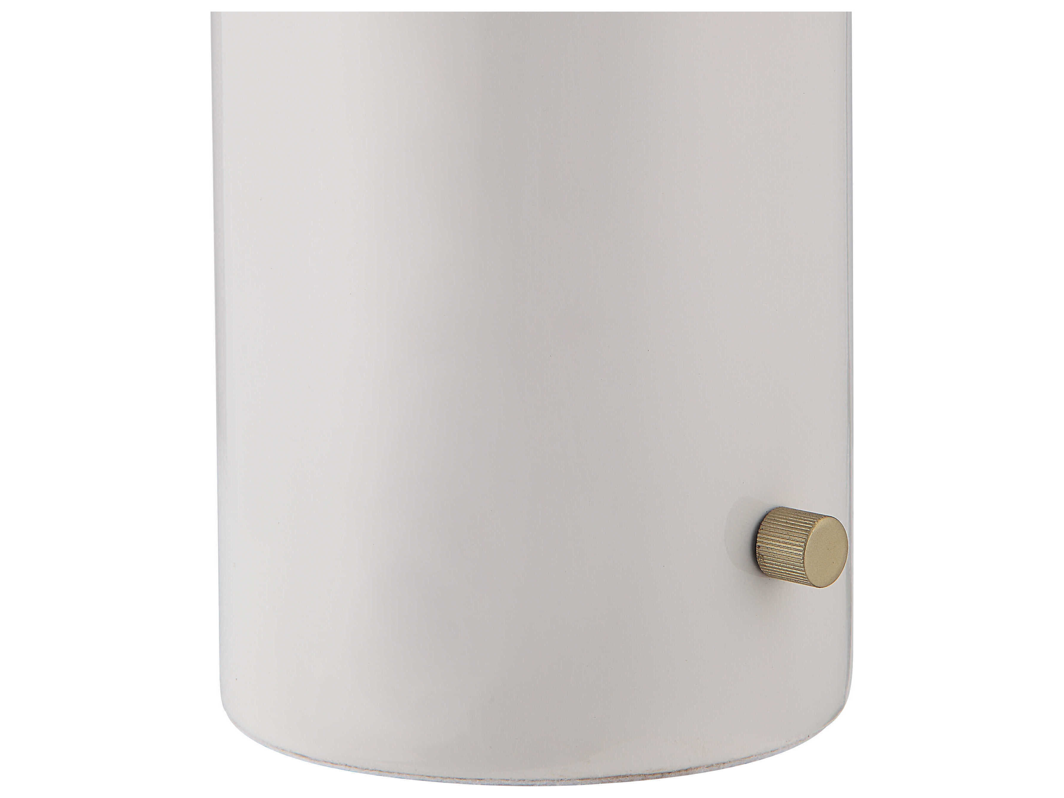 Renwil Solero Plated Champagne Iron Off White Table Lamp