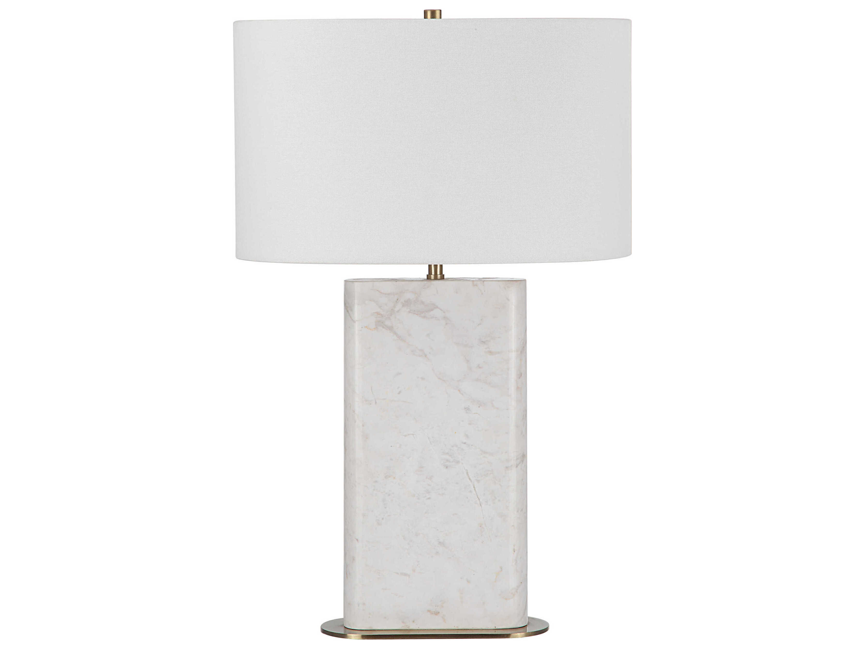 Renwil Irisa Honed White Buffet Lamp