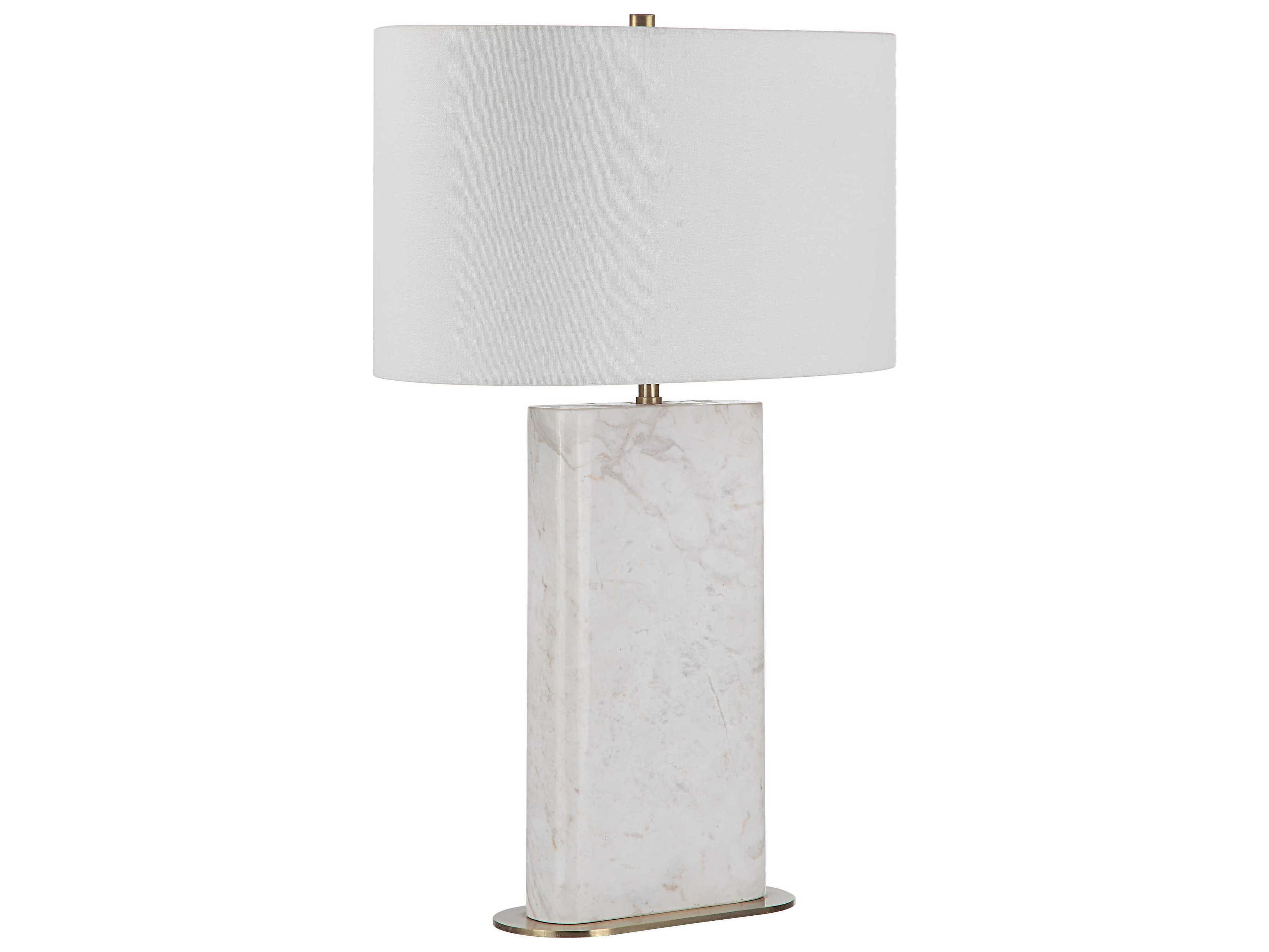 Renwil Irisa Honed White Buffet Lamp