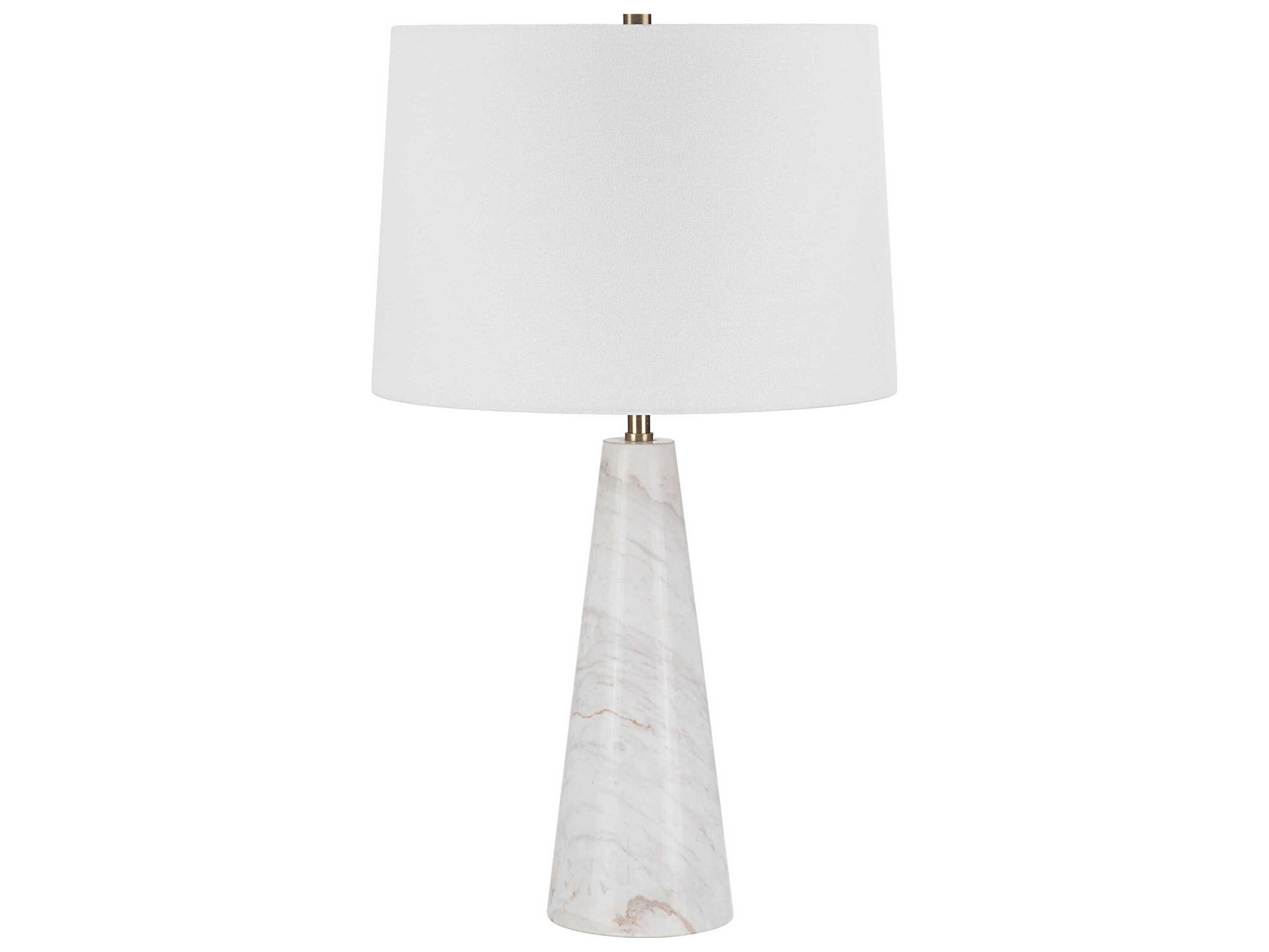 Renwil Vevey Honed White Buffet Lamp