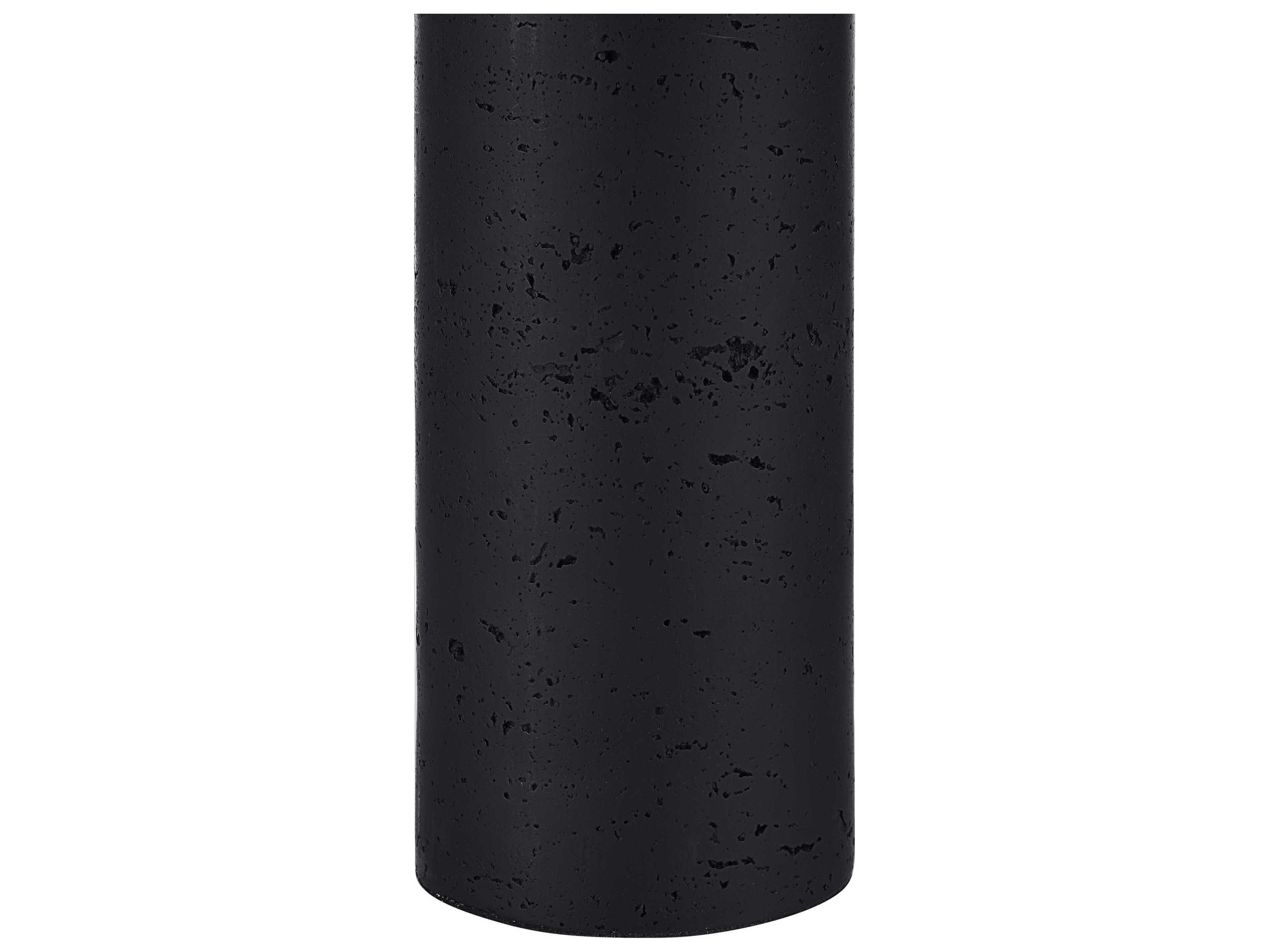 Renwil Augusta Black Ivory Linen Buffet Lamp Set of 2