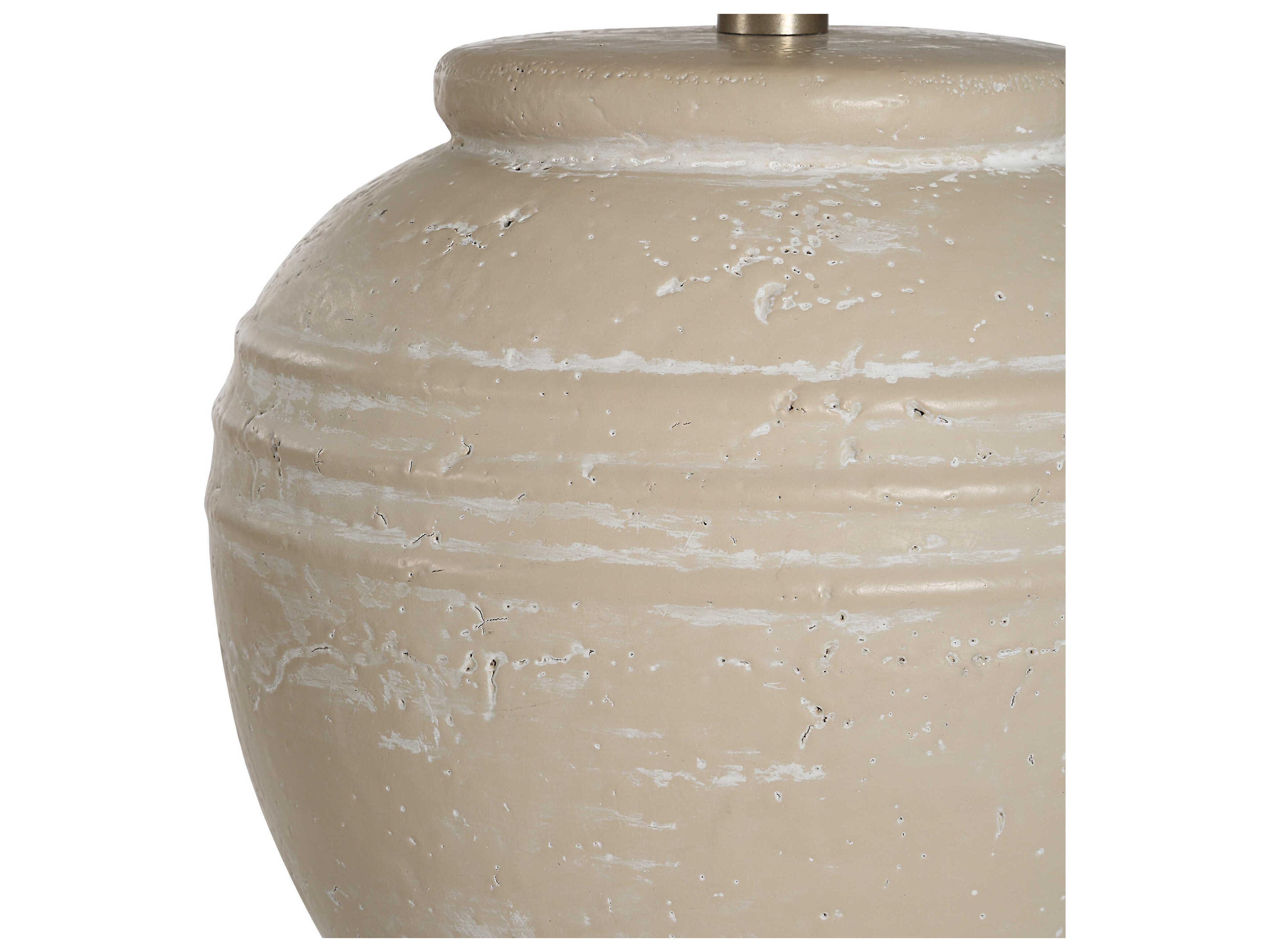 Renwil Fela Cream Wash Off White Table Lamp