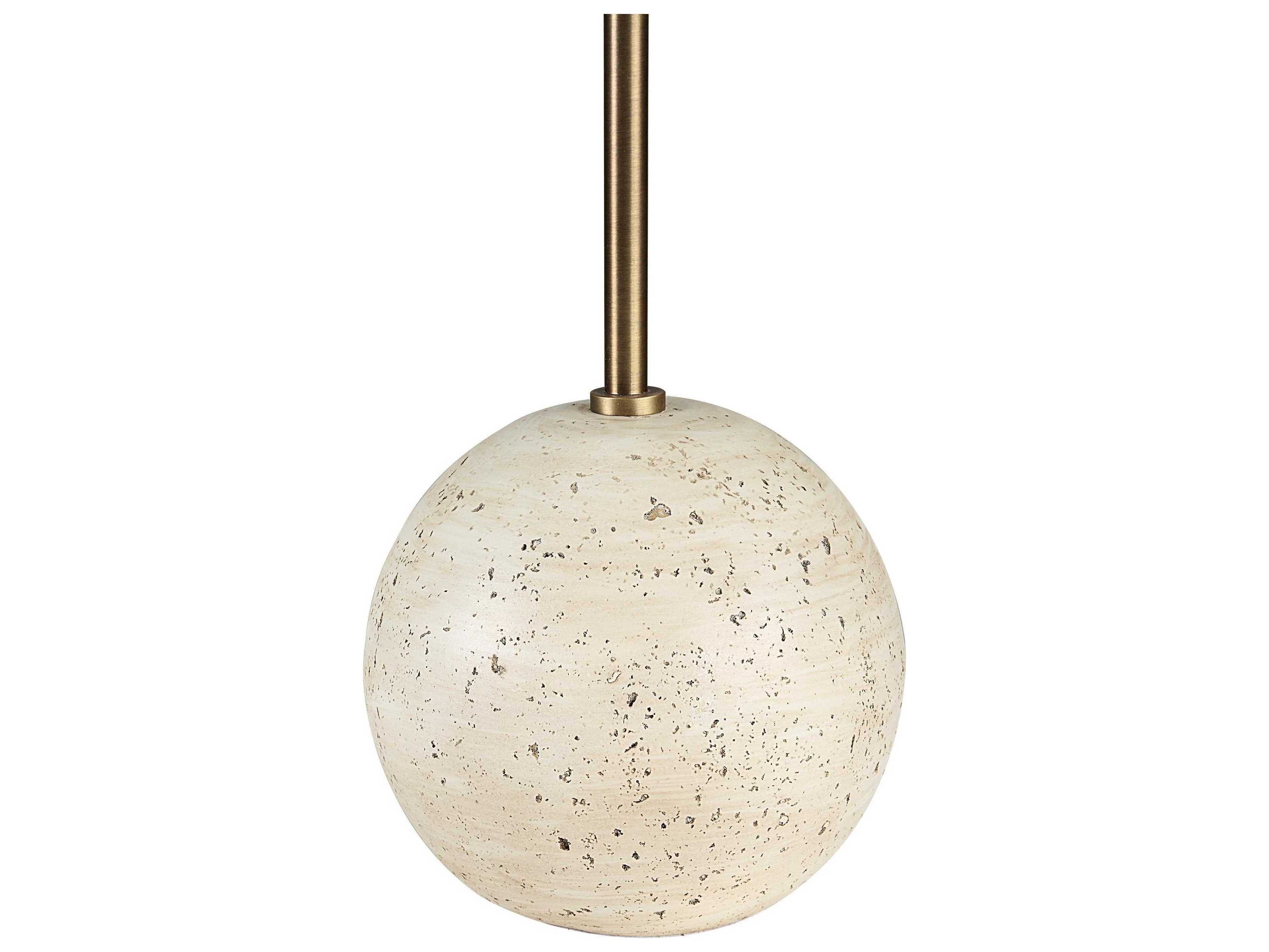 Renwil Davide Marble Cream Off White Buffet Lamp Set of 2