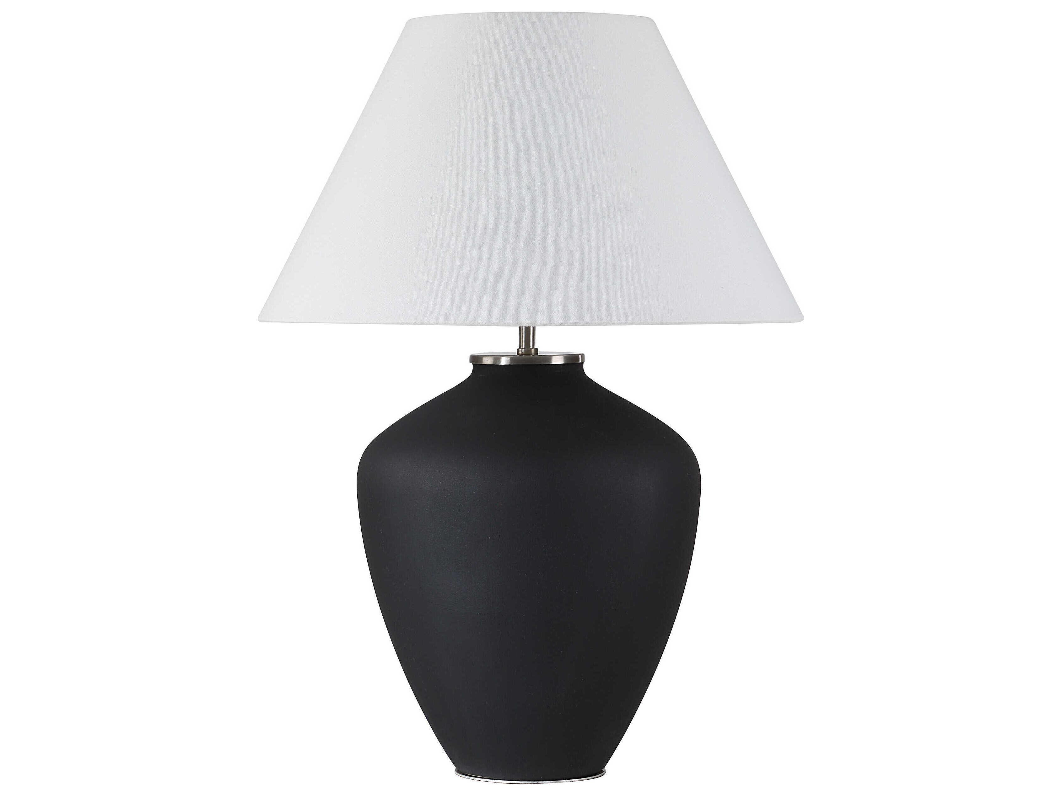 Renwil Jennie Matte Black Buffet Lamp