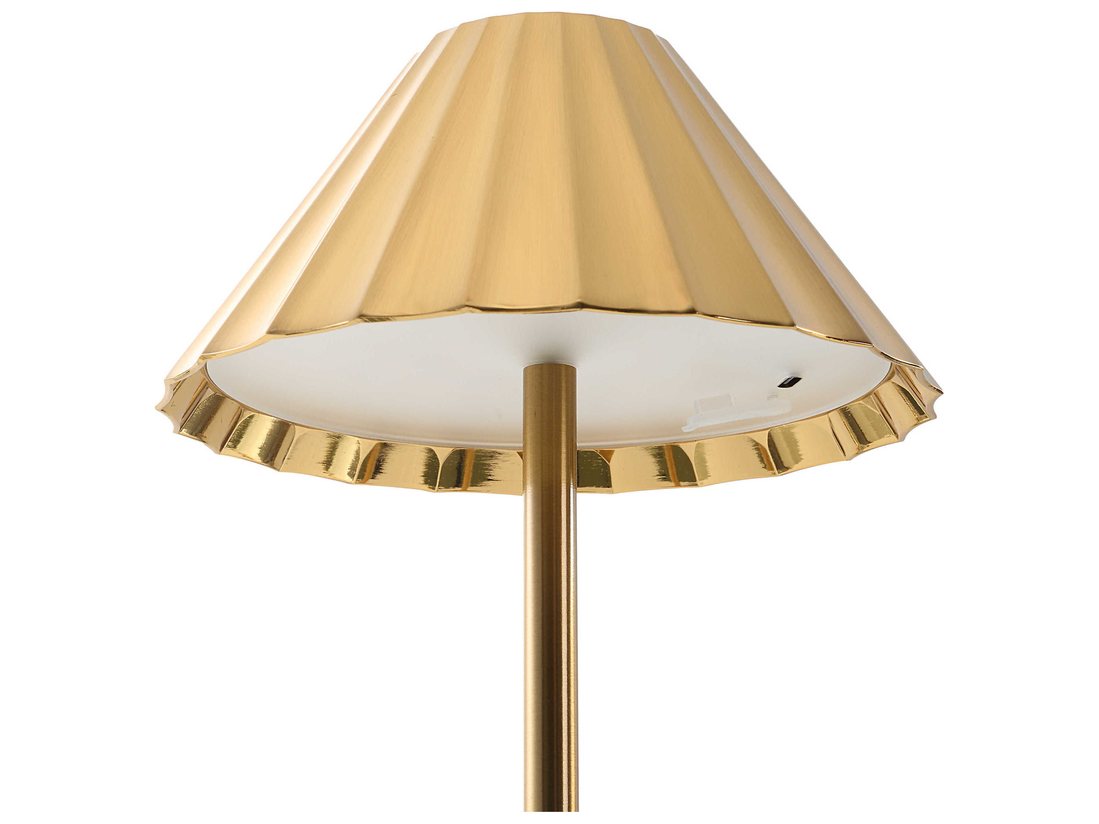 Renwil Ginevra Plated Gold Table Lamp