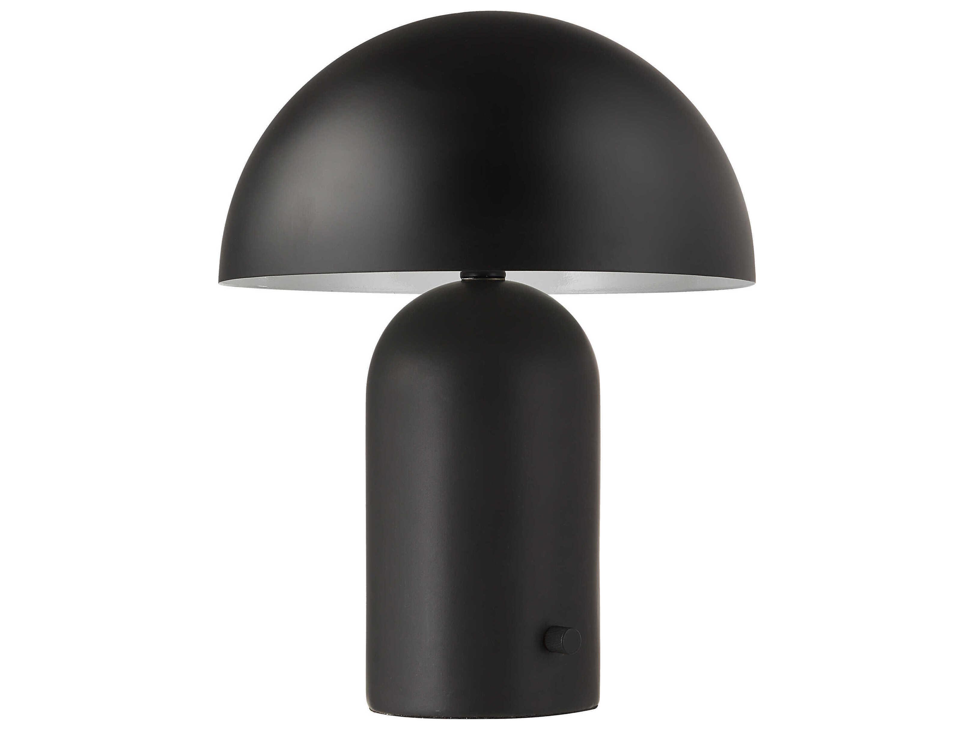 Renwil Sombra Matte Black Table Lamp