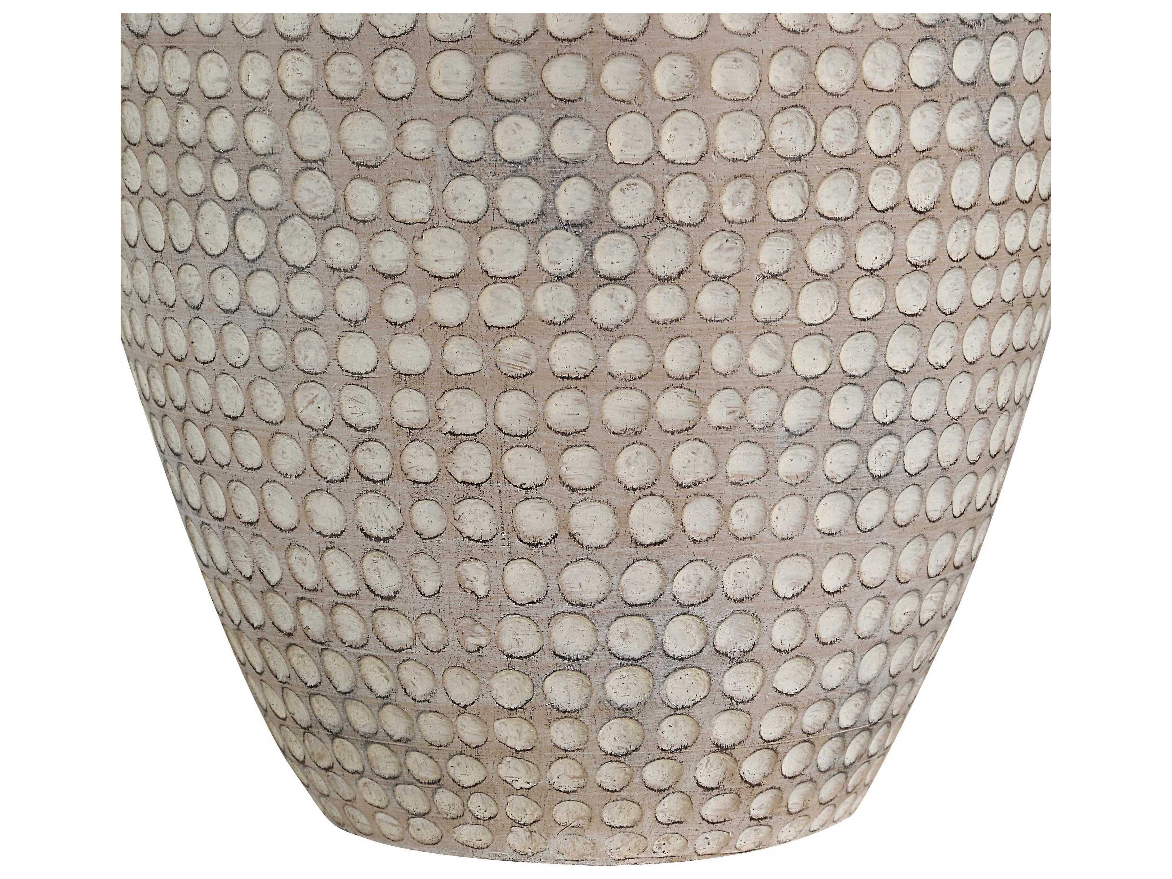 Renwil Albacete Painted Cream Ivory Linen Off White Buffet Lamp