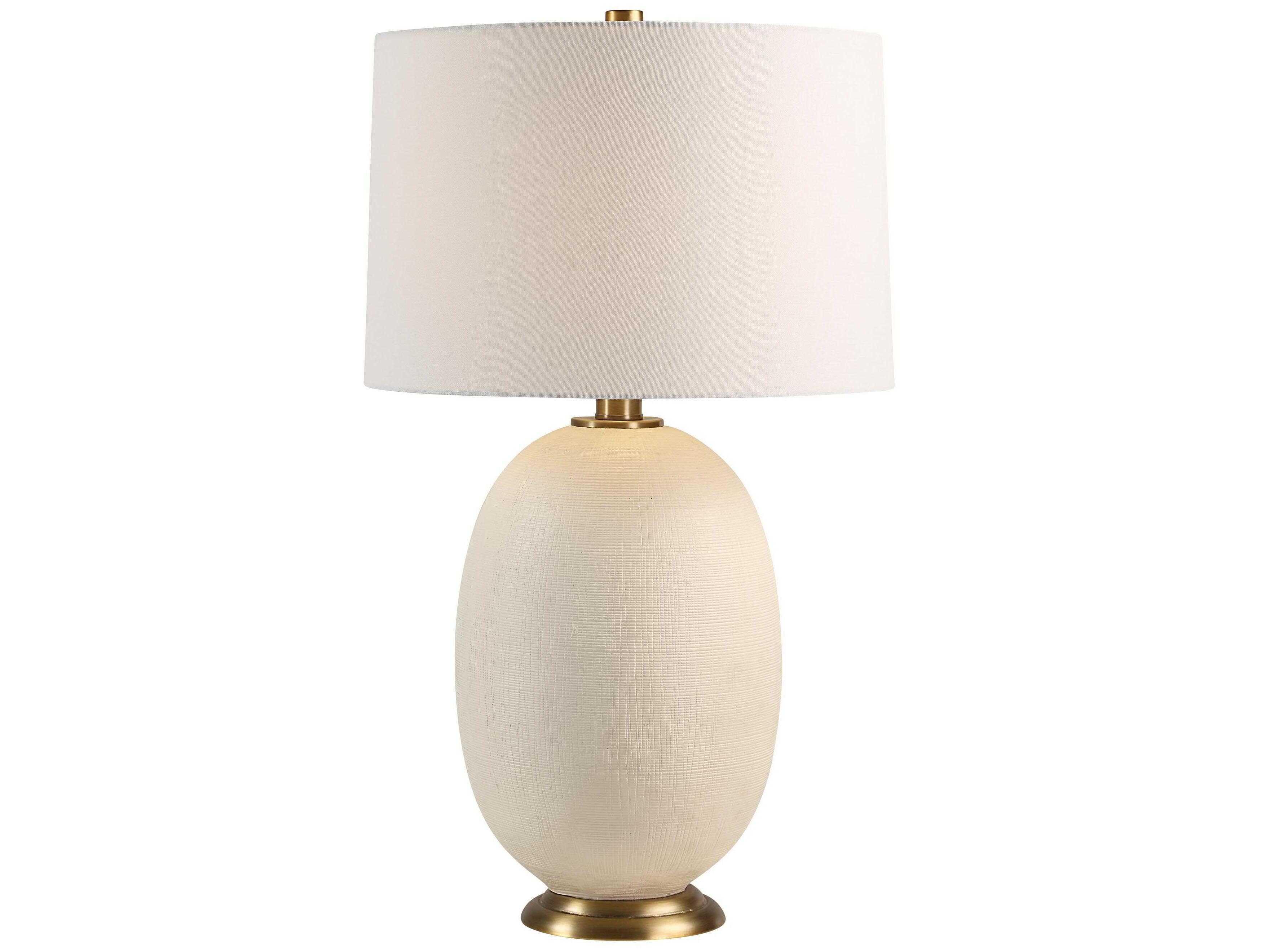 Renwil Cartagena Painted White Buffet Lamp