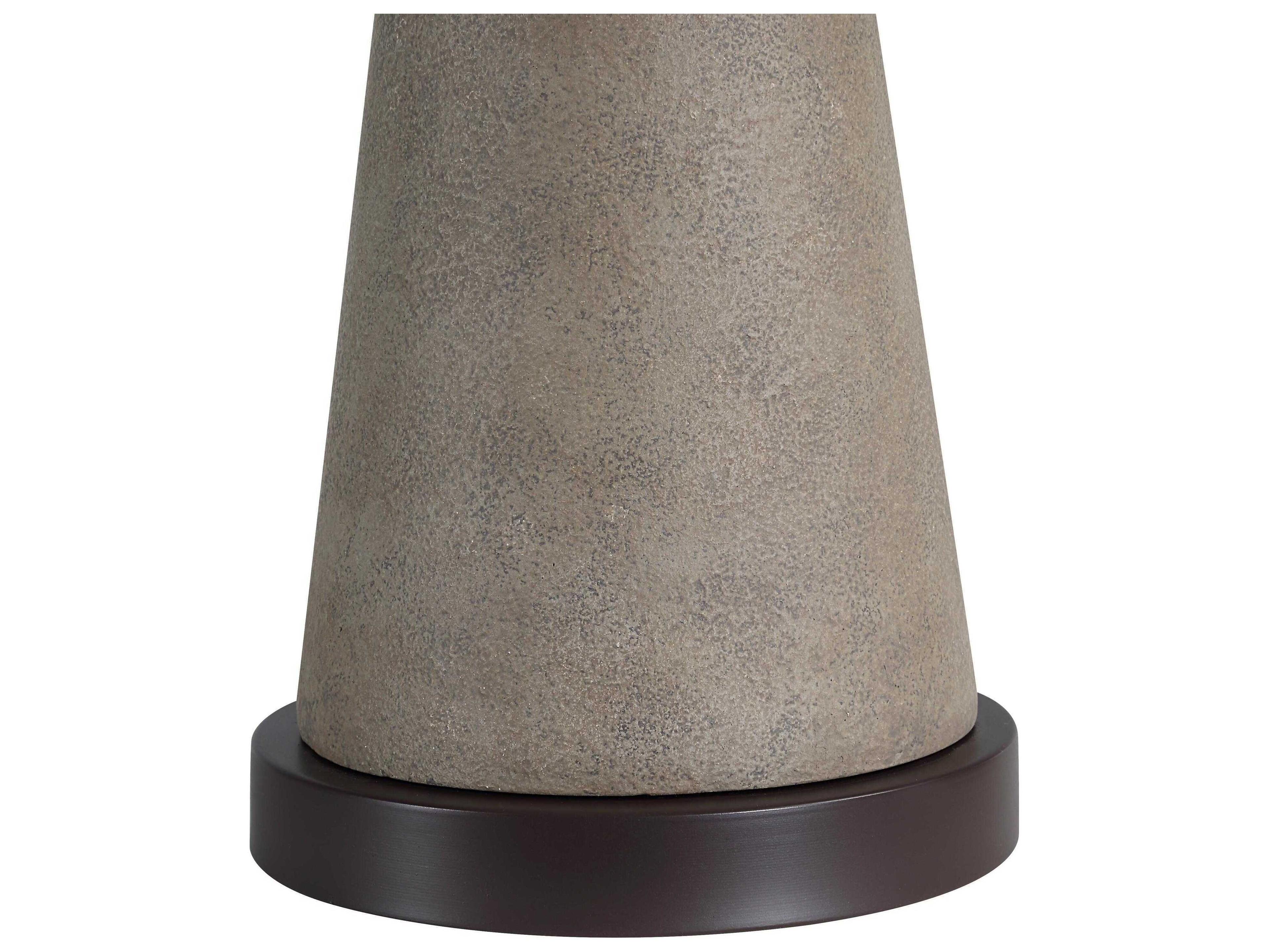 Renwil Lourdes Painted Cream Wash Ivory Linen Off White Buffet Lamp