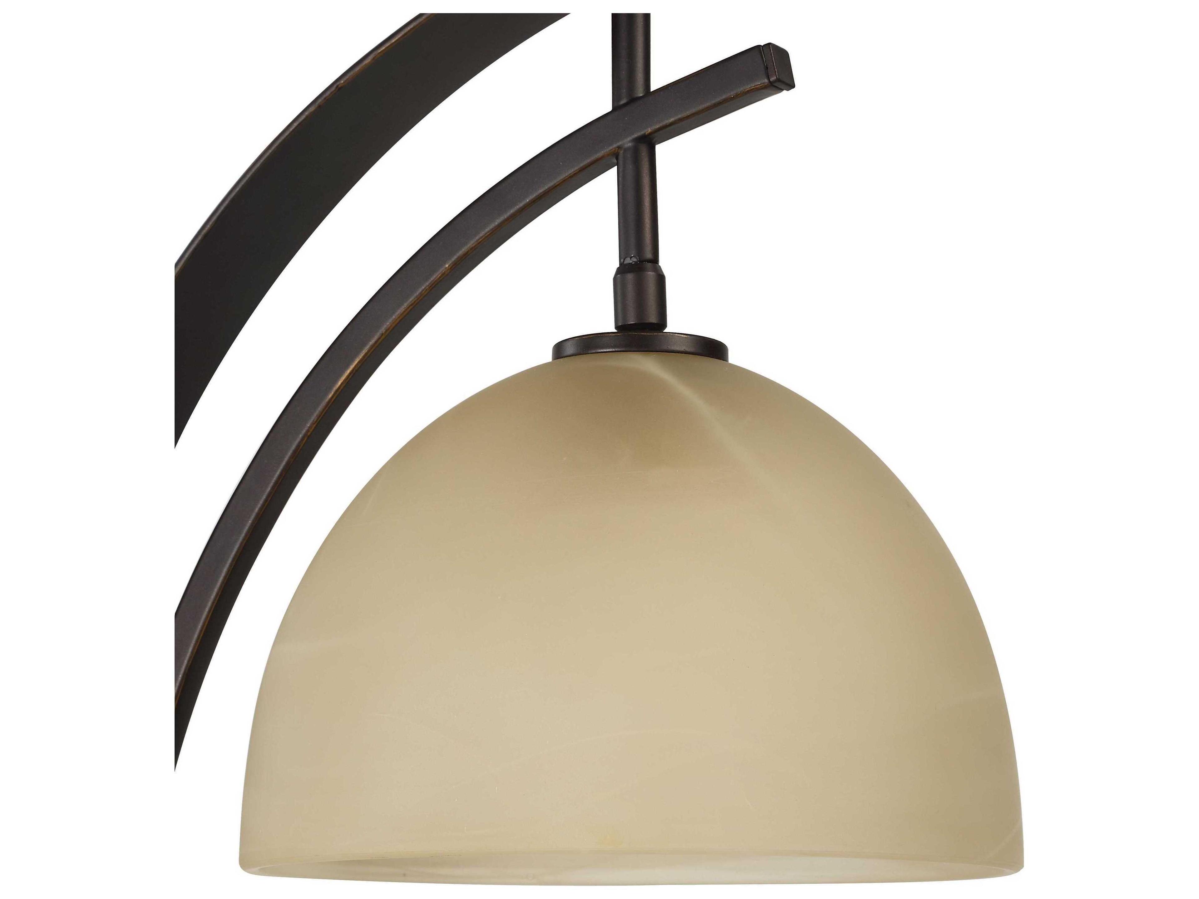 Renwil Pervinca Painted Bronze Champagne Glass Desk Lamp