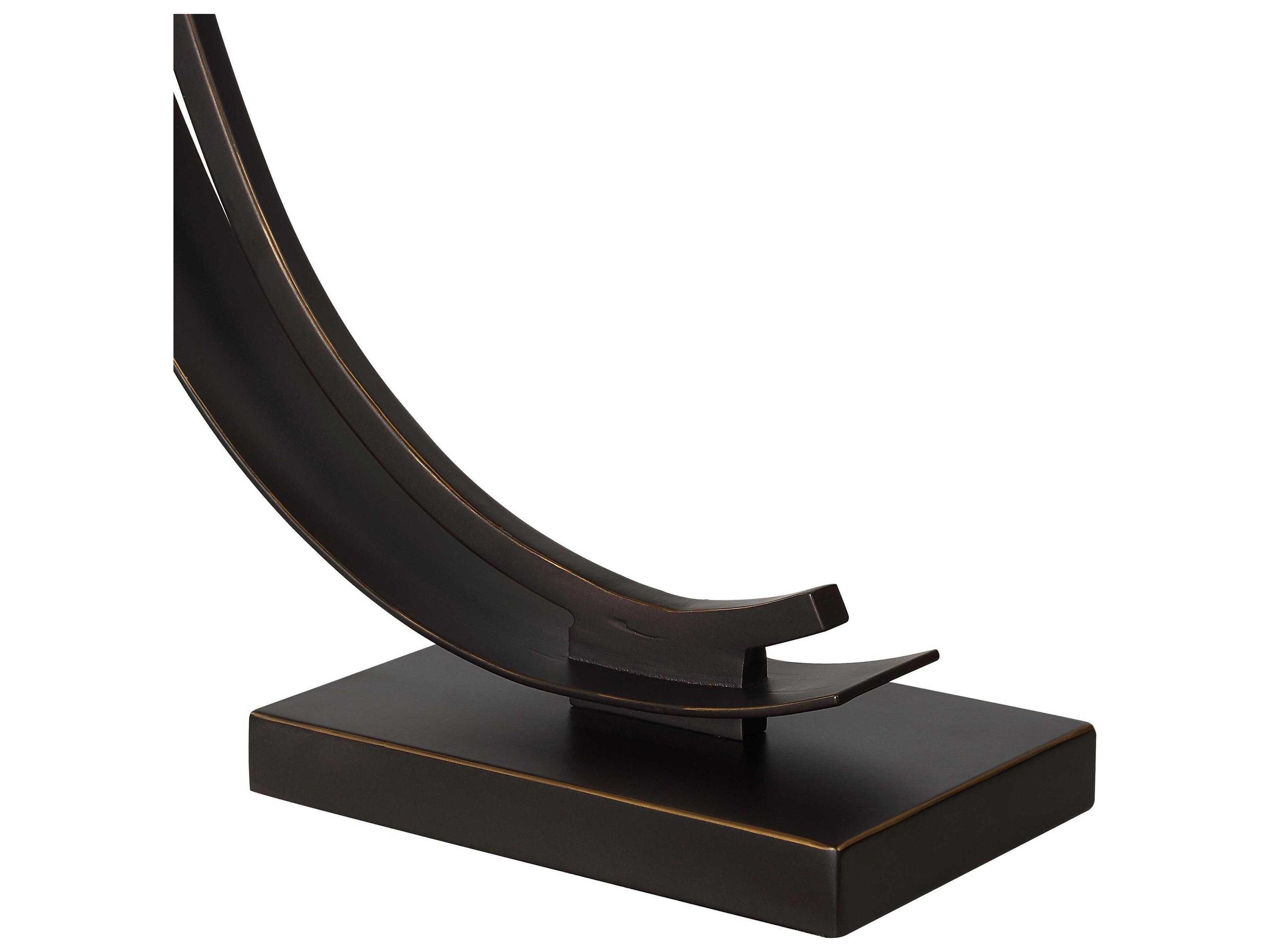 Renwil Pervinca Painted Bronze Champagne Glass Desk Lamp