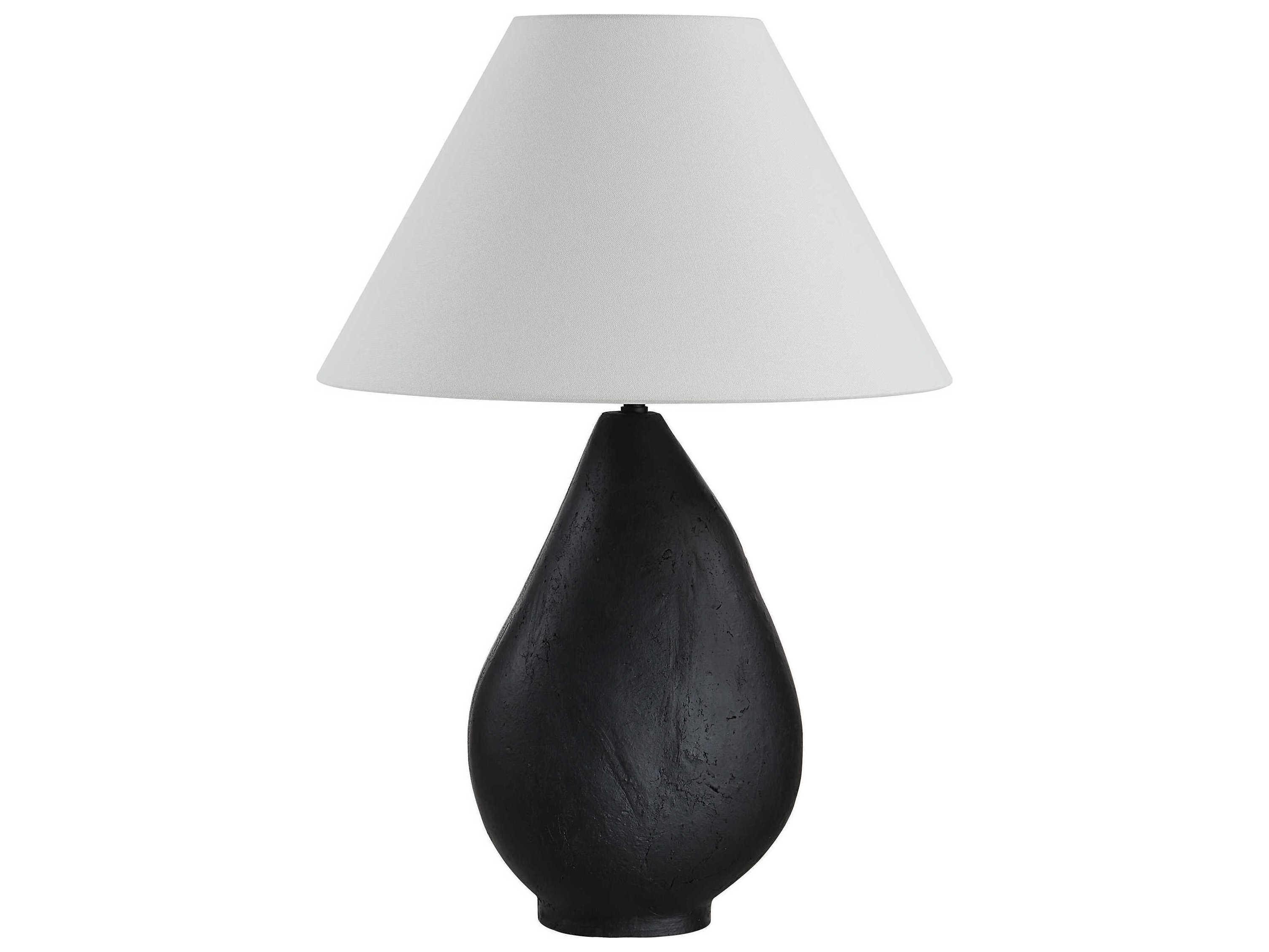 Renwil Sotiria Texture Matte Black Buffet Lamp