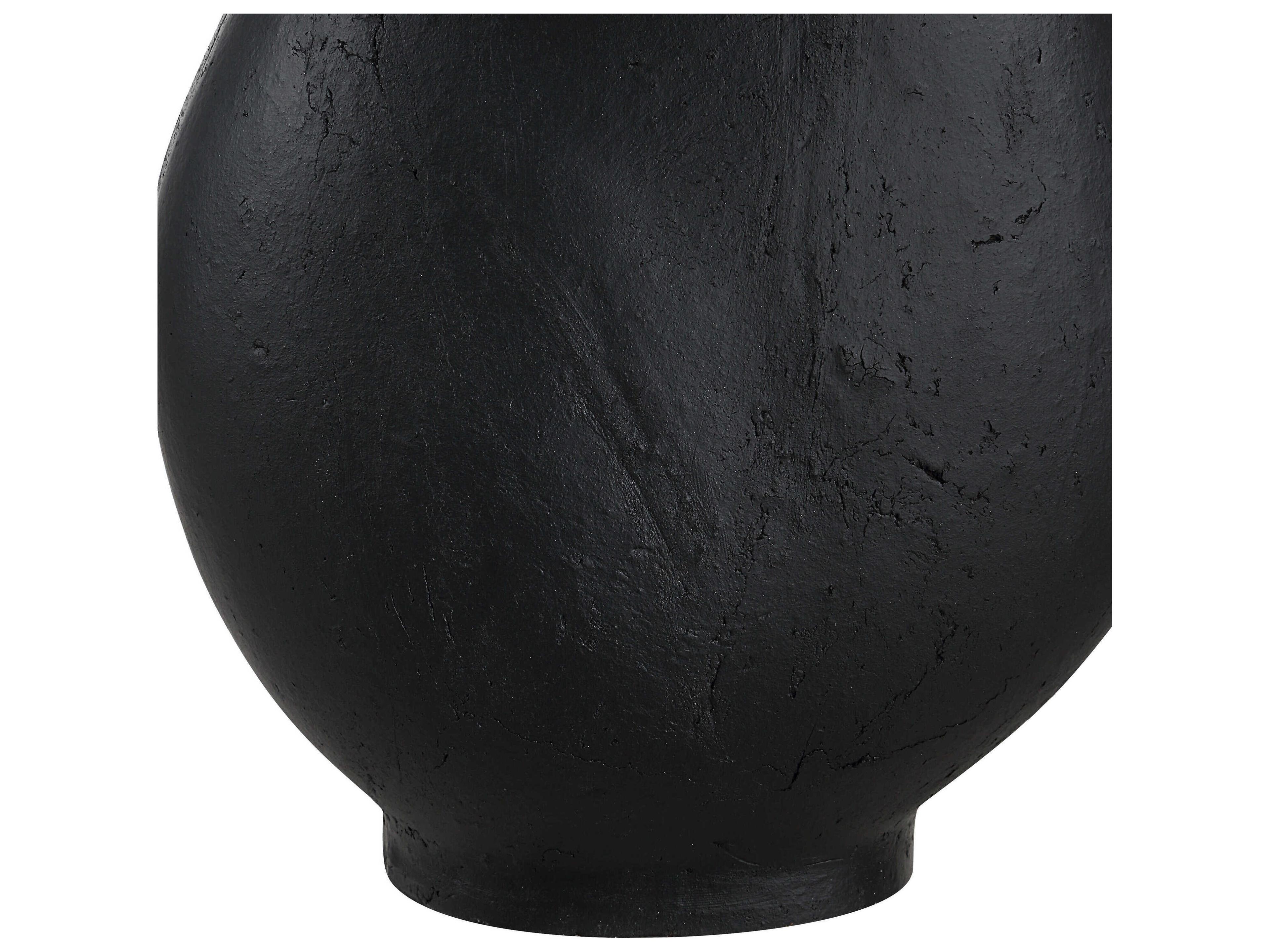 Renwil Sotiria Texture Matte Black Buffet Lamp