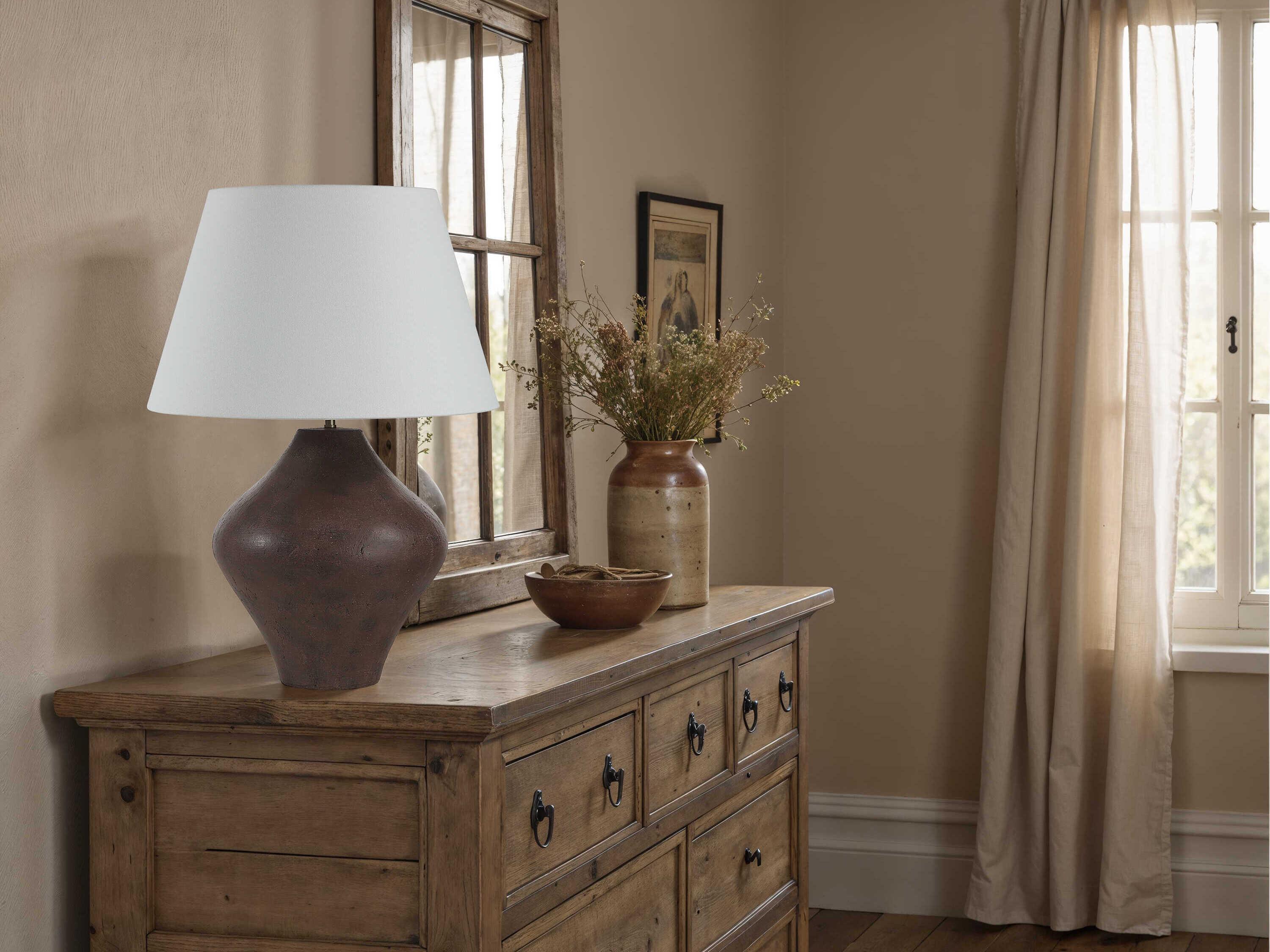 Renwil Pontia Brown Buffet Lamp