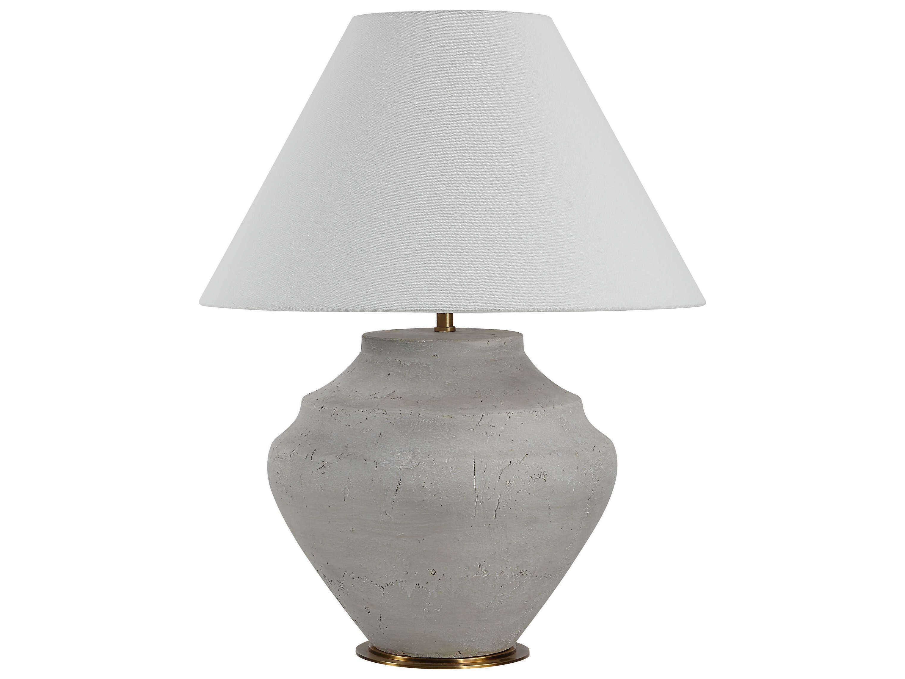 Renwil Iulia Antique Beige Gray Table Lamp