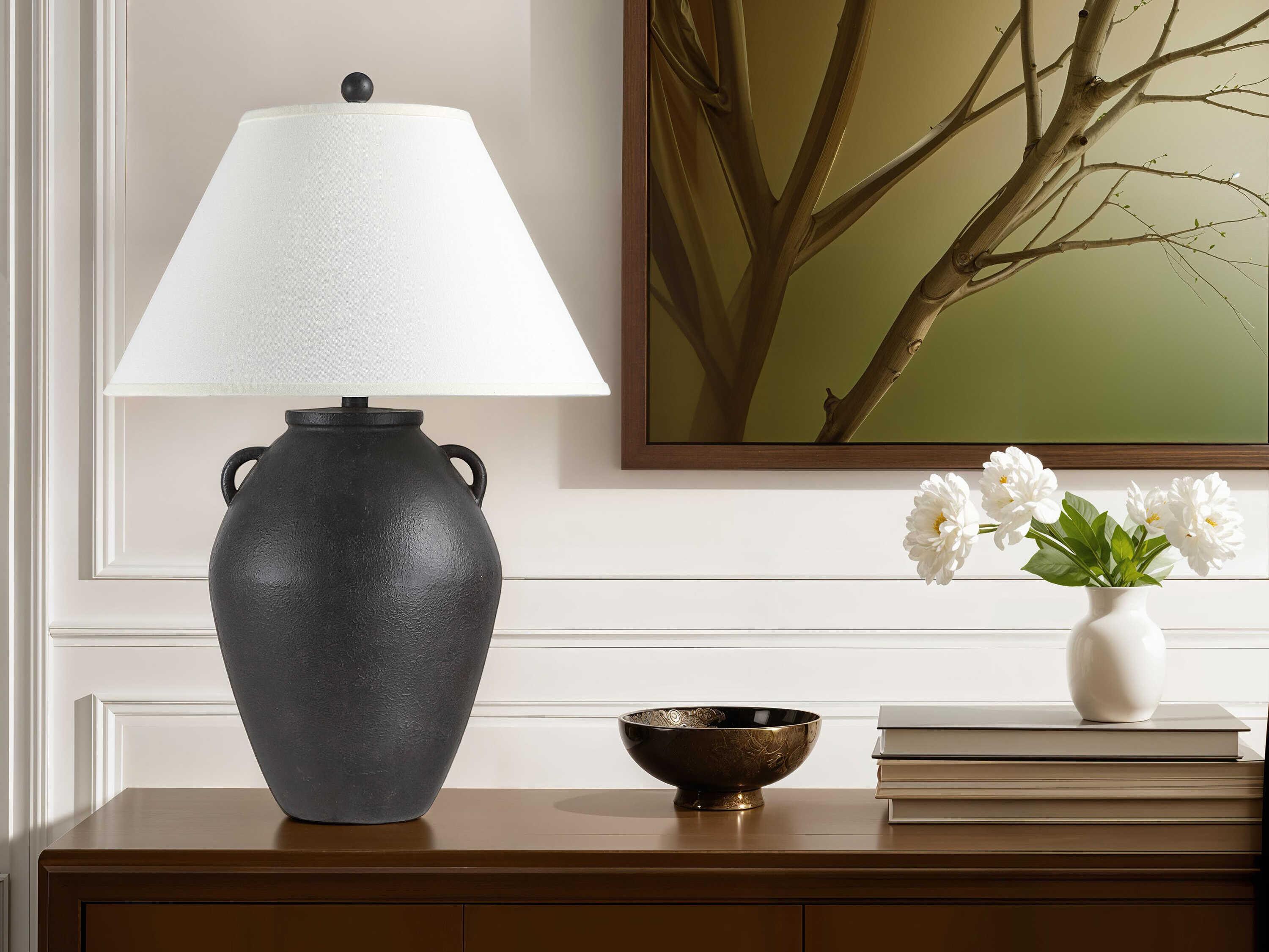 Renwil Tacta Dark Brown Buffet Lamp