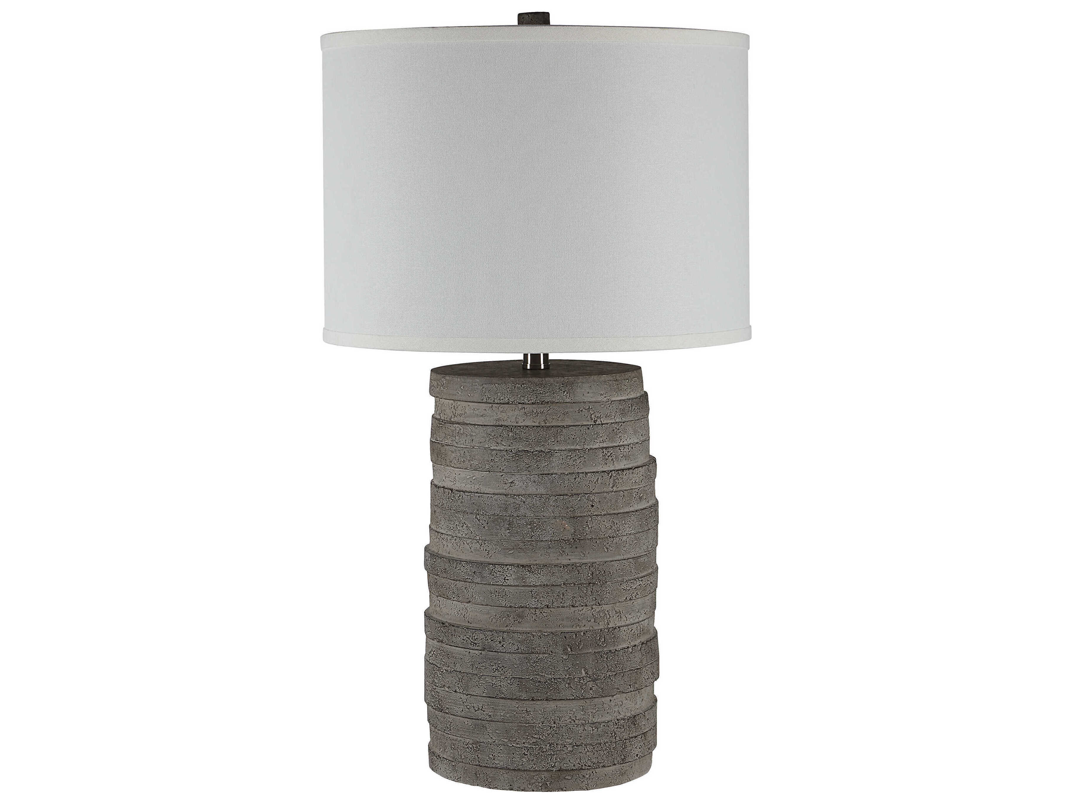 Renwil Whalen Warm Charcoal Grey Buffet Lamp