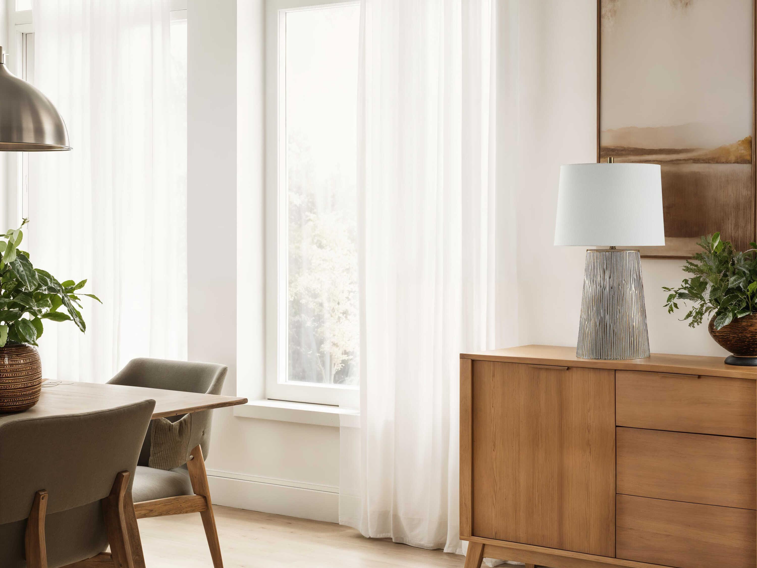 Renwil Calma Grey Rock Buffet Lamp