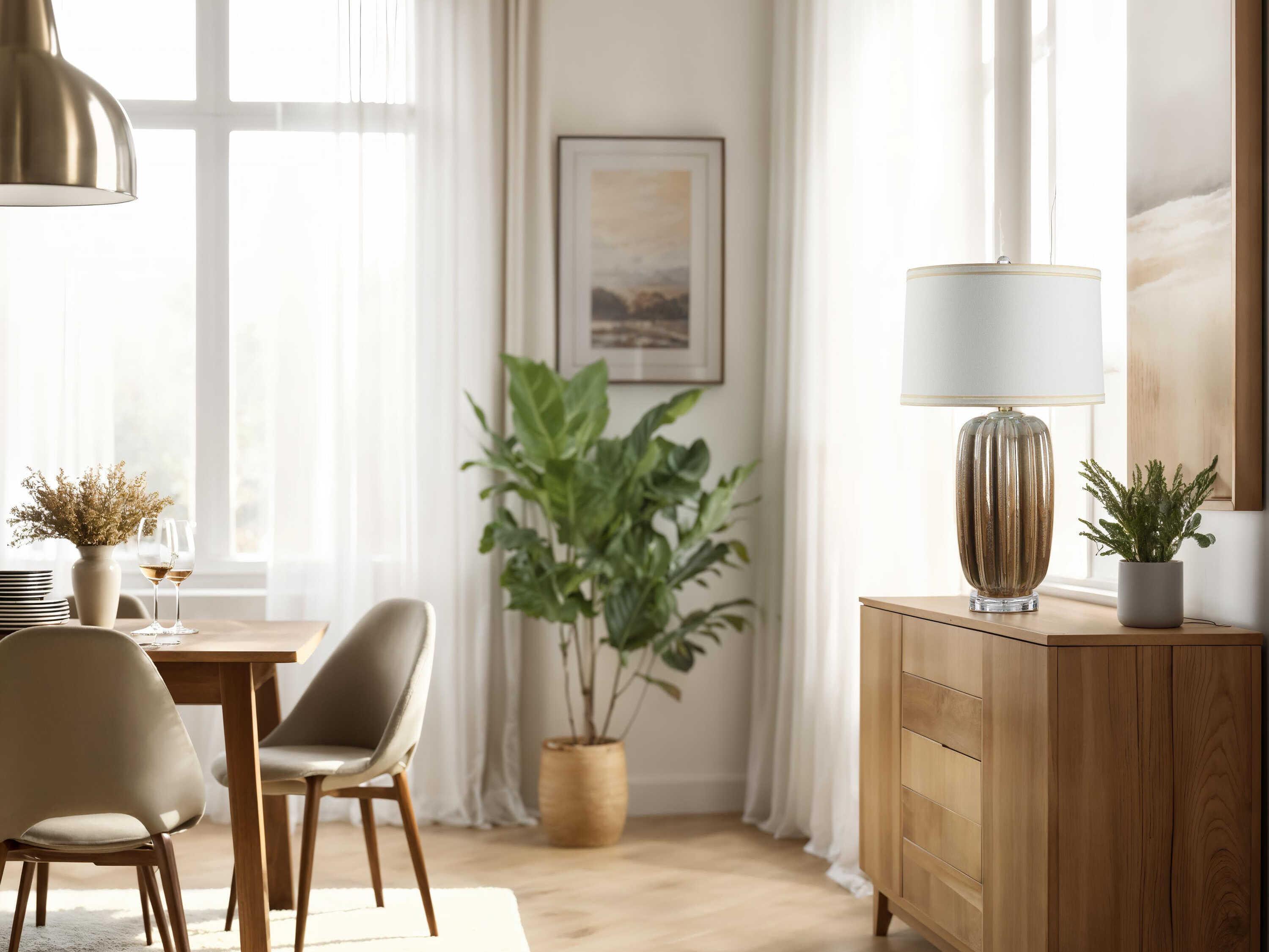 Renwil Lumeo Gold Buffet Lamp