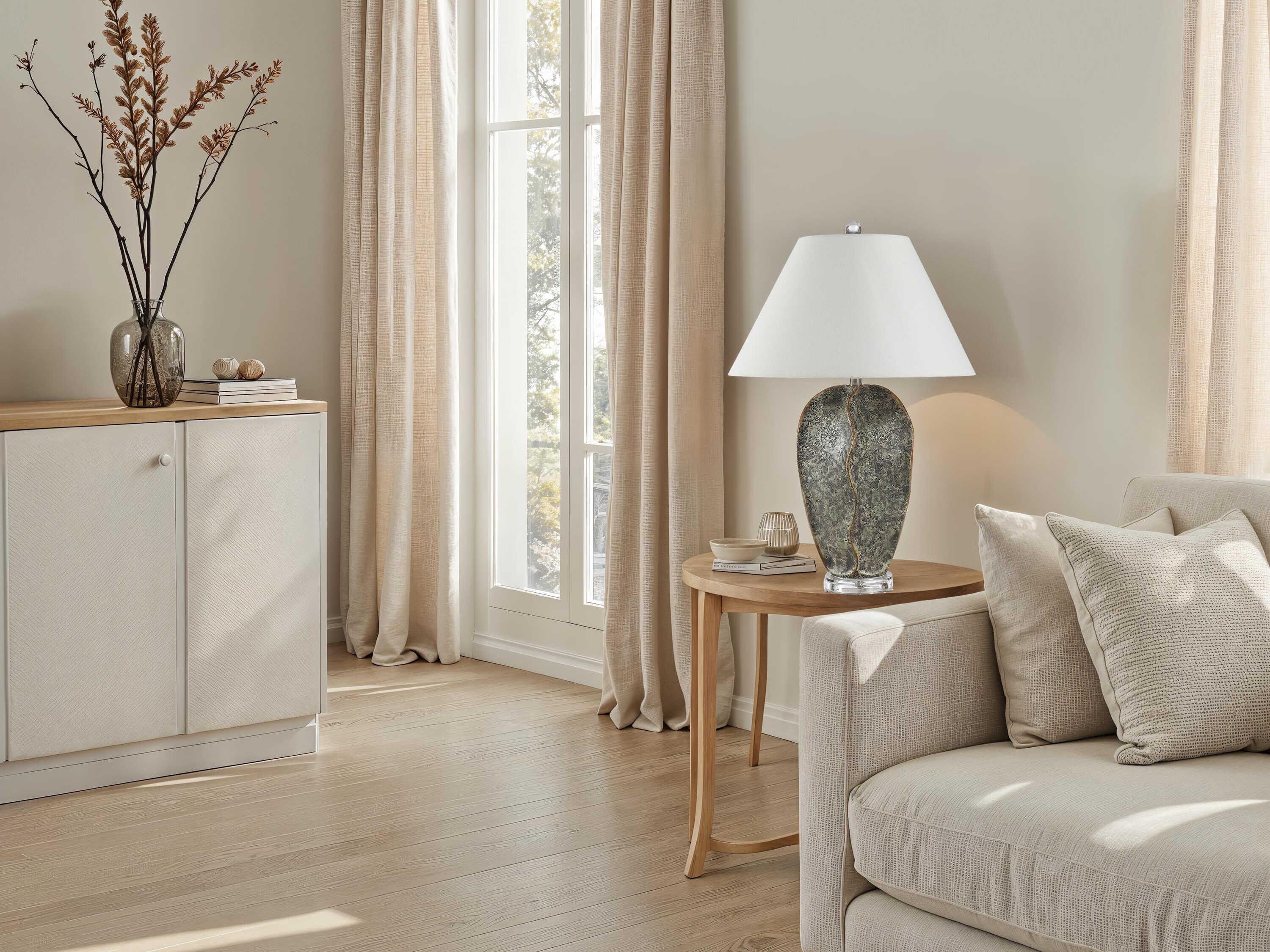 Renwil Poppi Dark Green Buffet Lamp