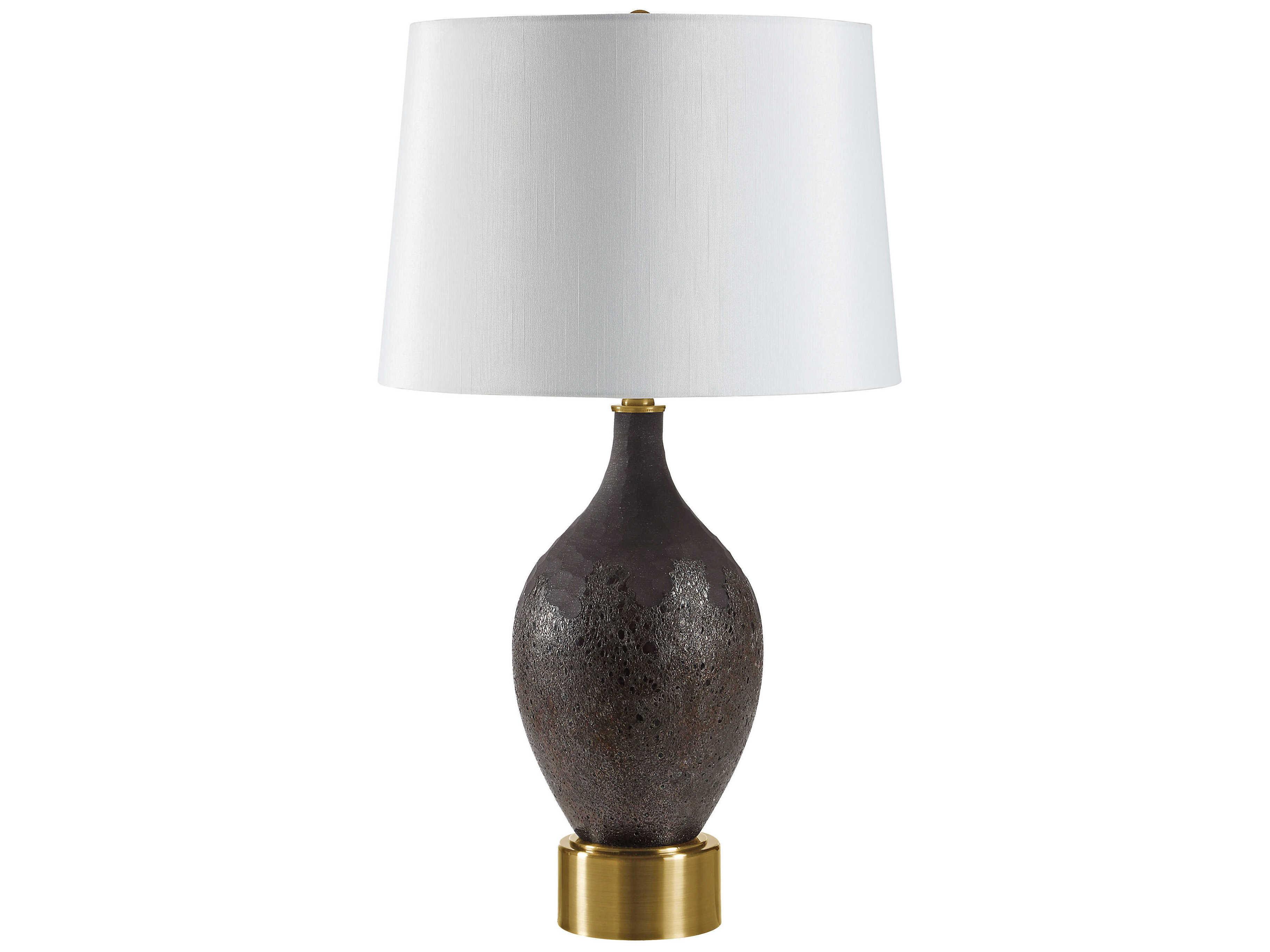 Renwil Weldon Brown Warm Brass Buffet Lamp