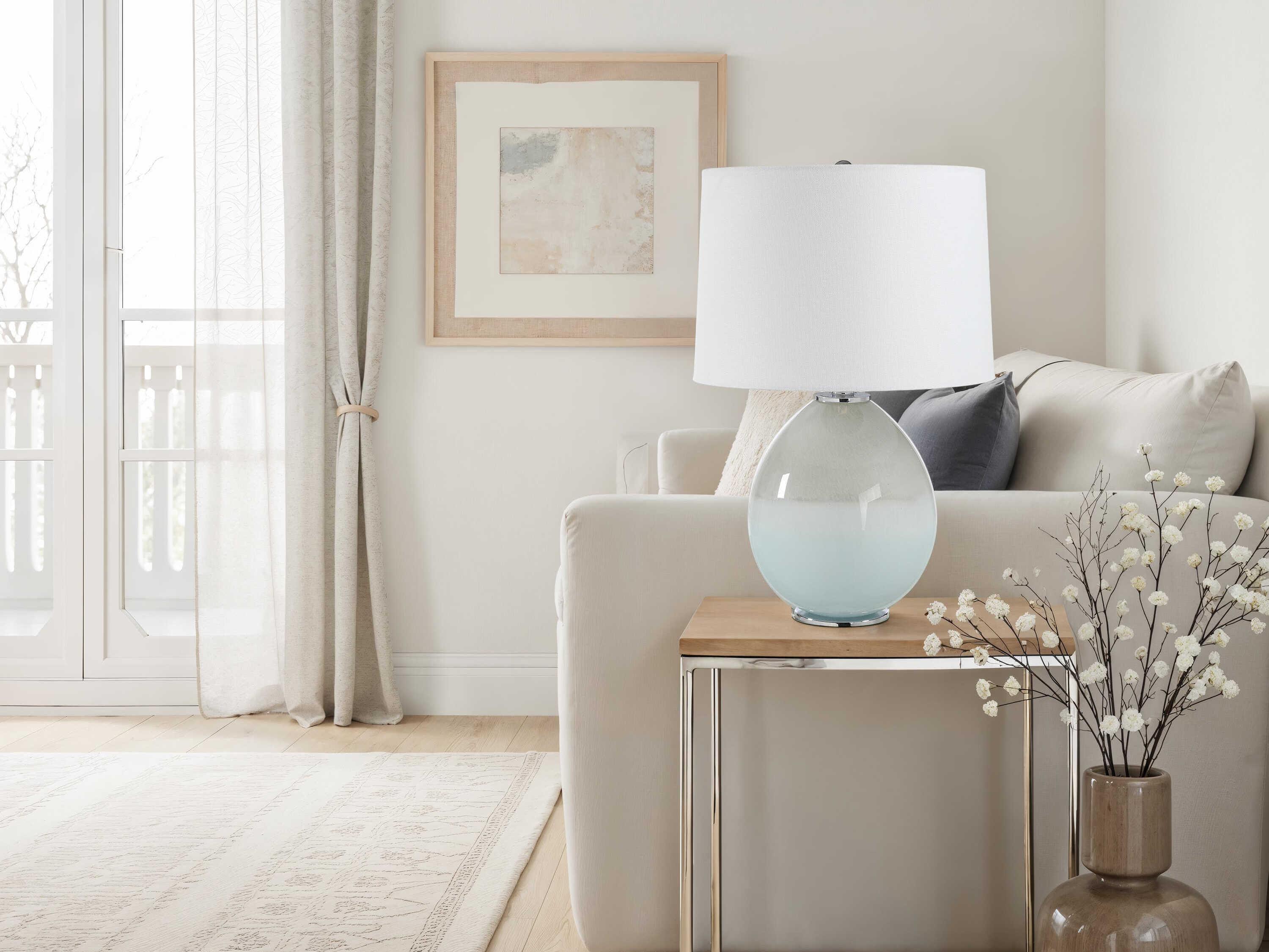 Renwil Calais Light Blue Table Lamp