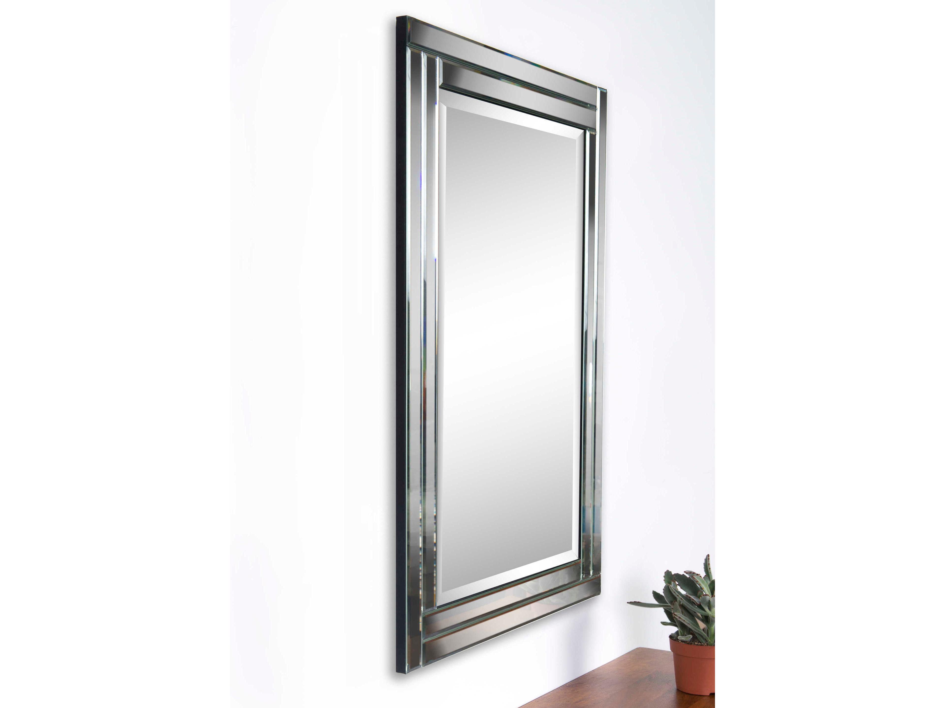 Renwil Ava Clear Rectangular Wall Mirror