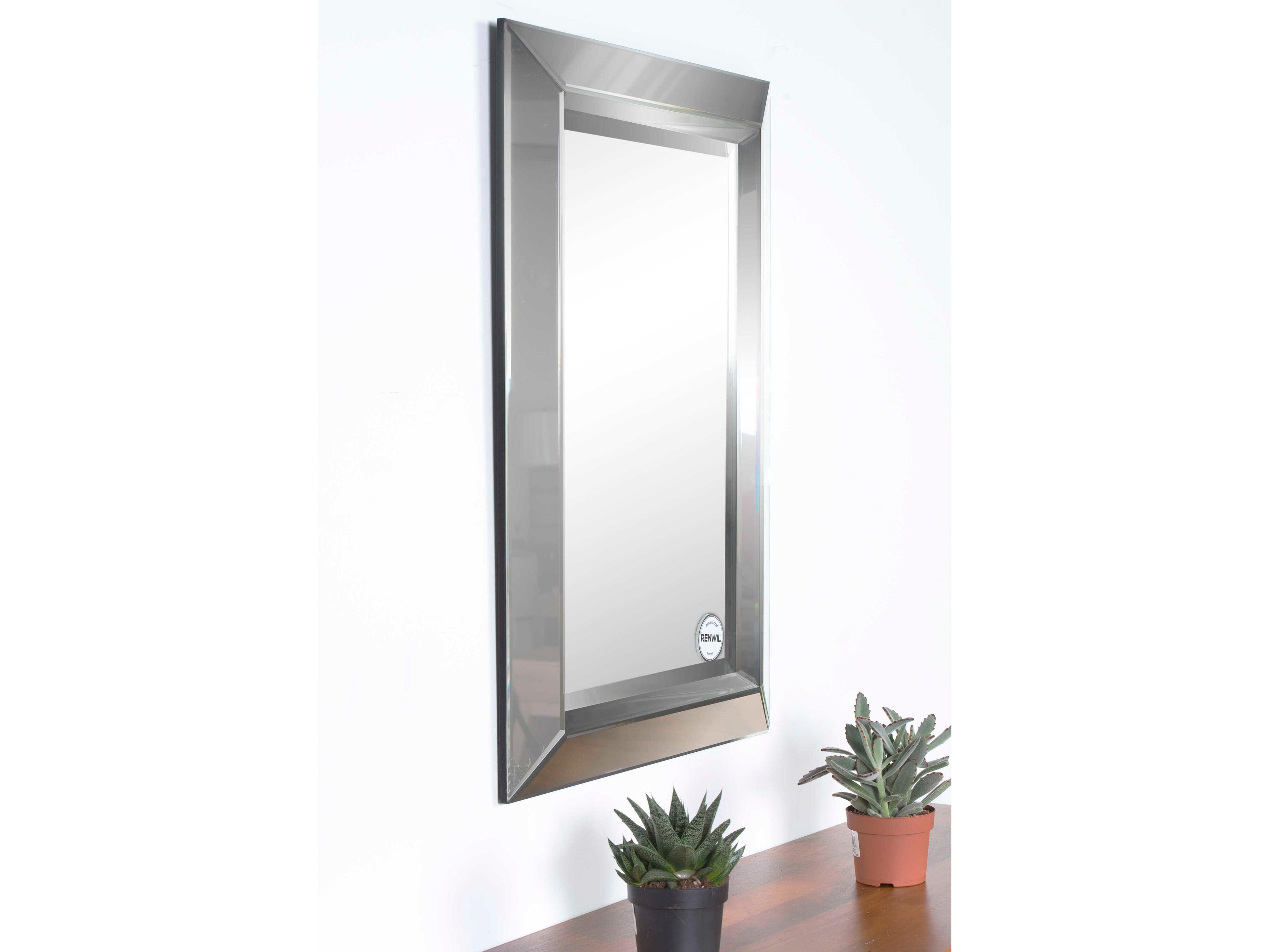 Renwil Aura Clear Rectangular Wall Mirror