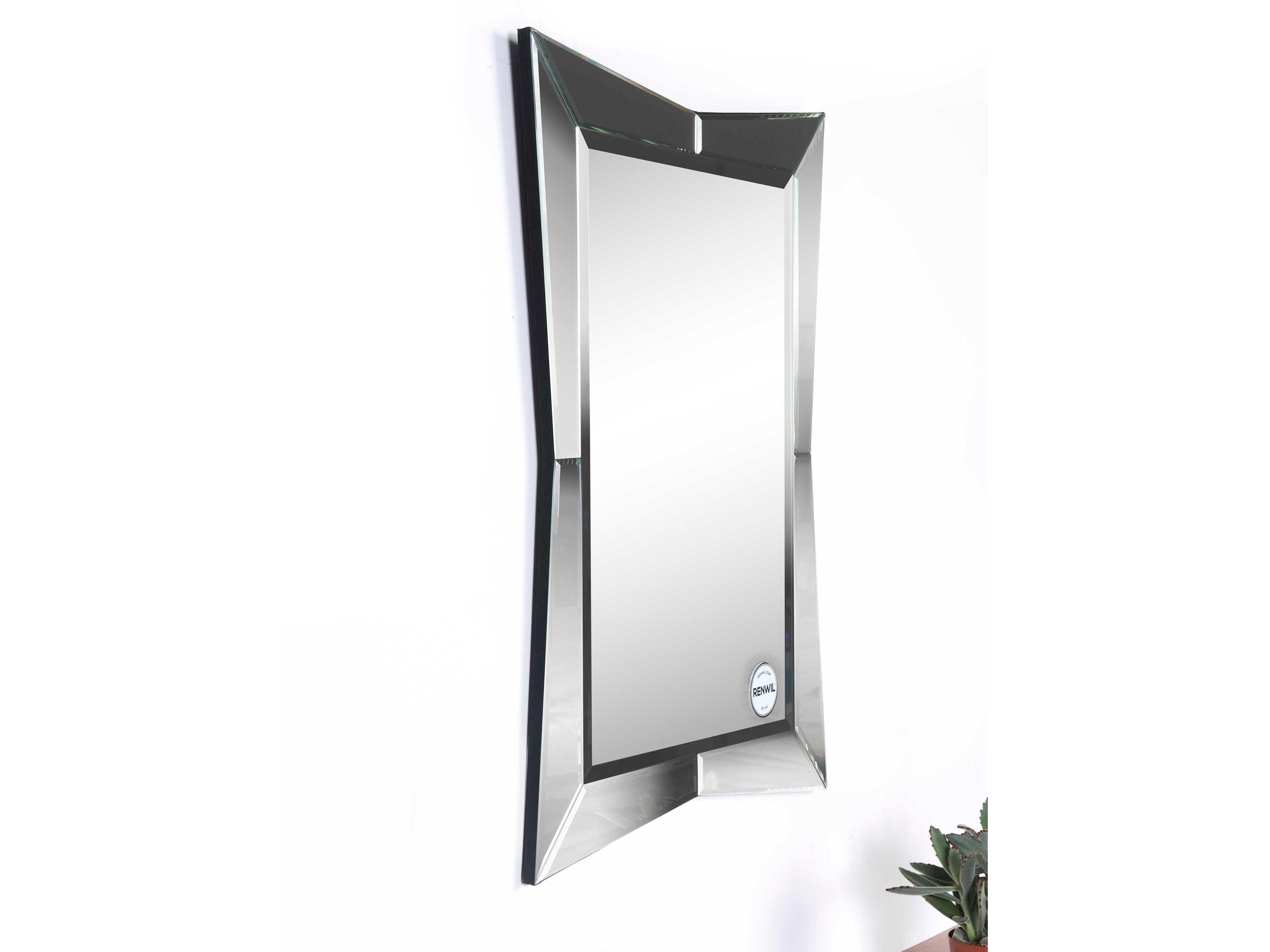 Renwil Merritt Clear Rectangular Wall Mirror