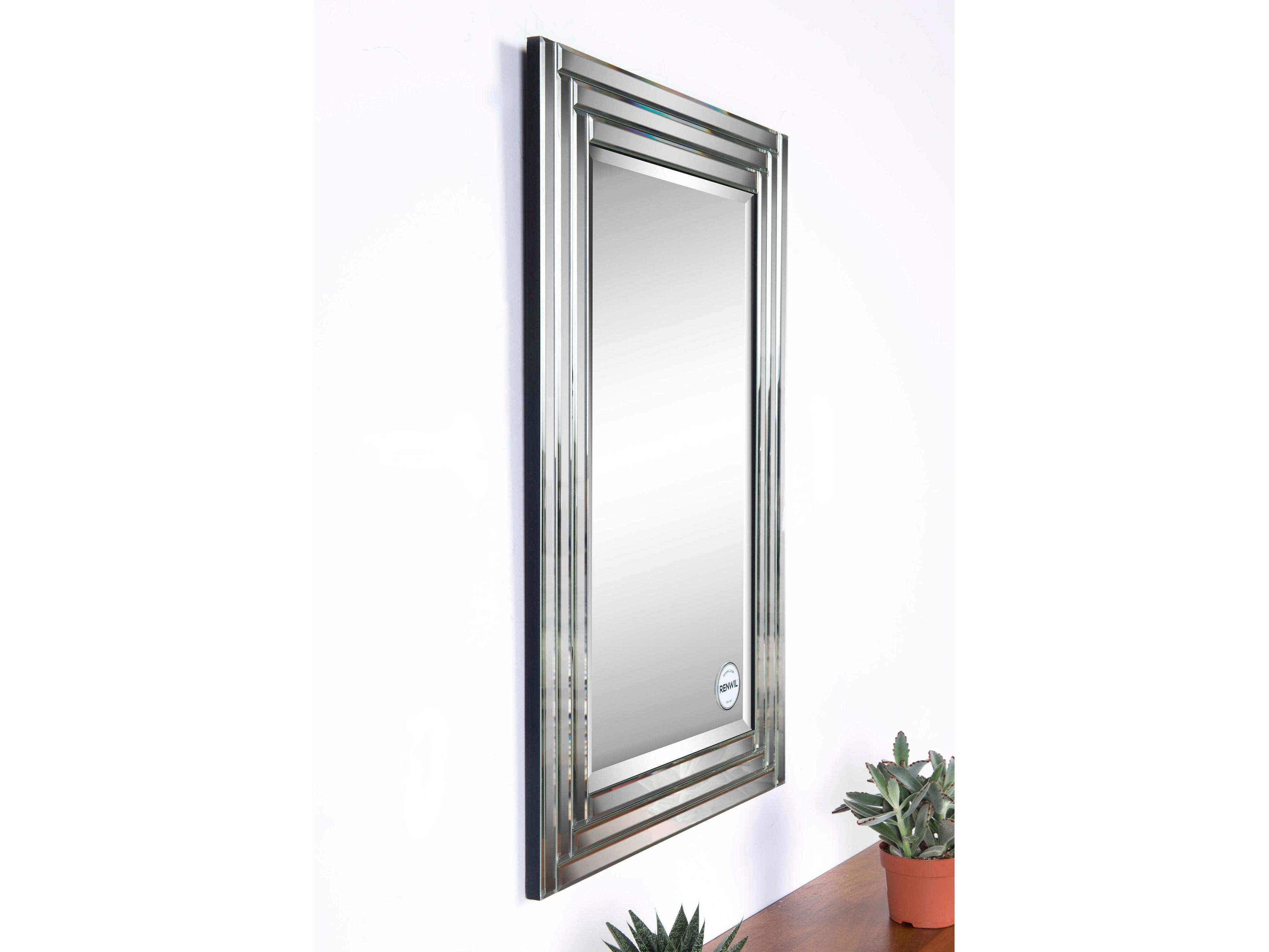 Renwil Edessa Clear Rectangular Wall Mirror