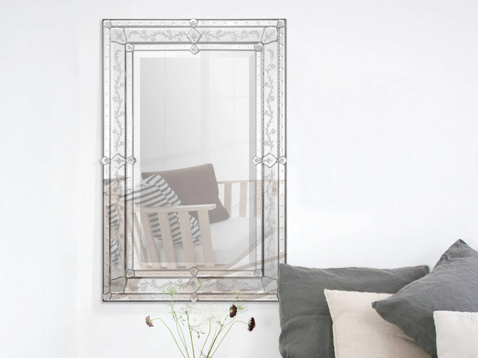 Renwil Vincenzo Clear Rectangular Wall Mirror