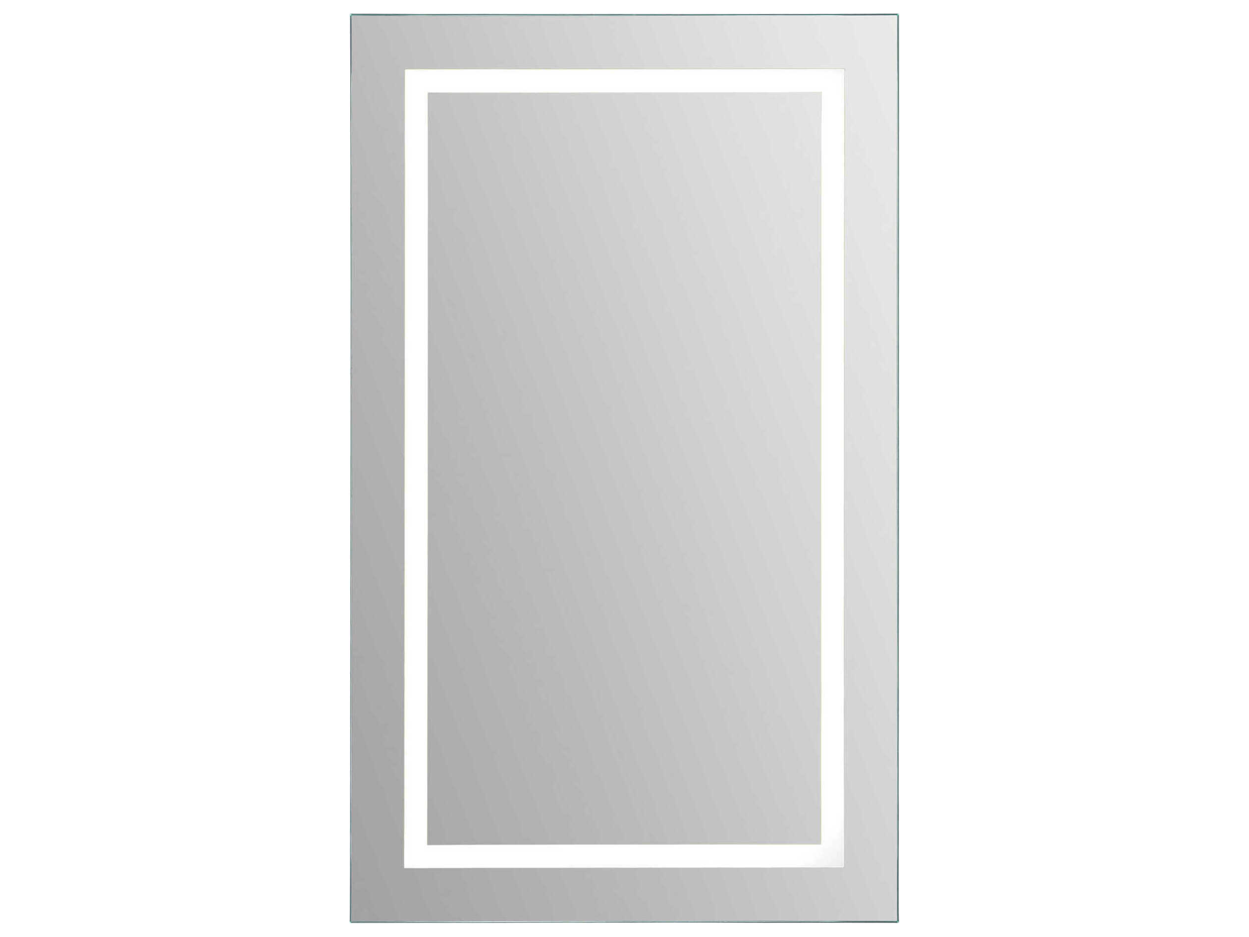Renwil Adele Clear Rectangular Wall Mirror