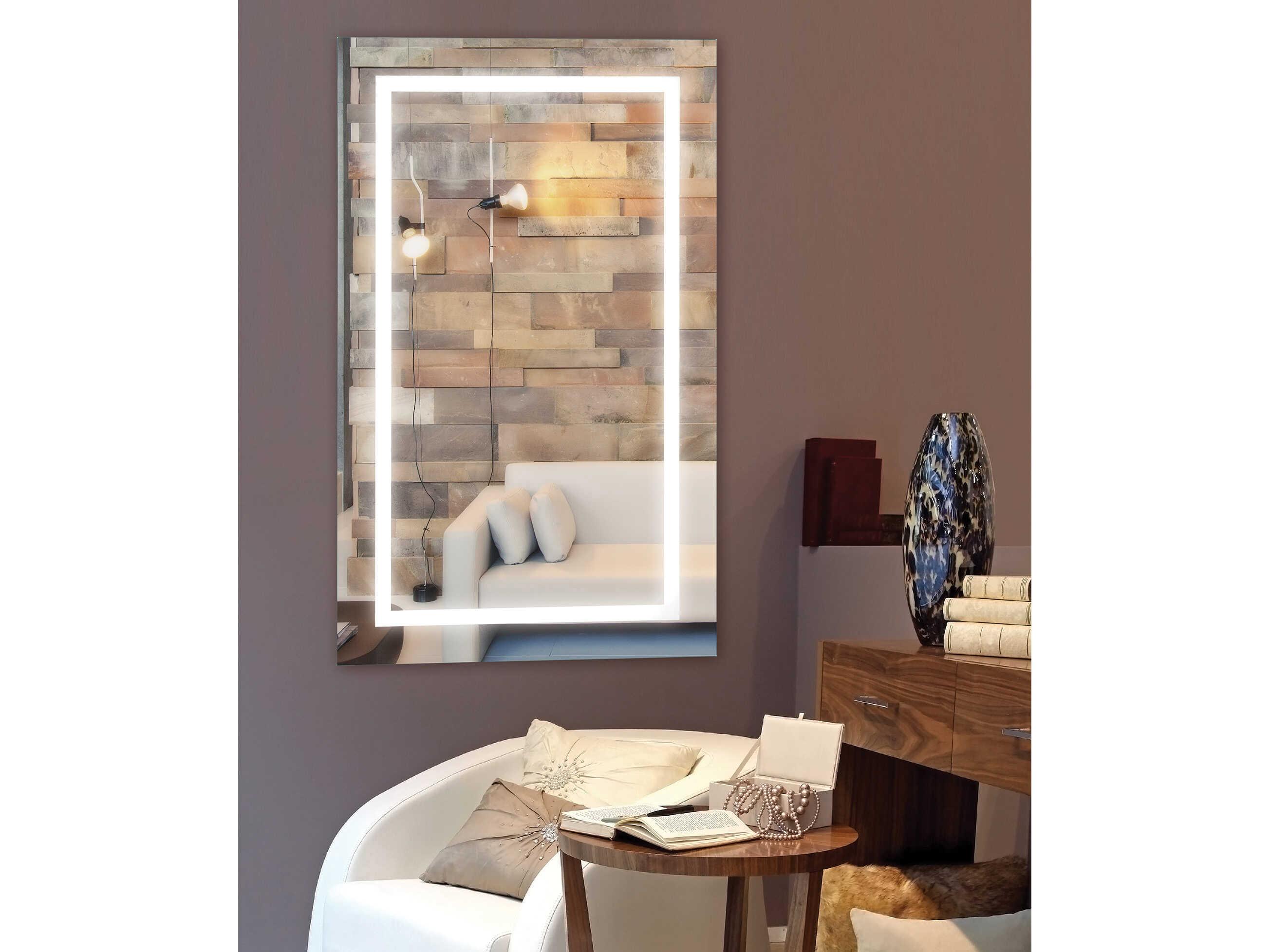 Renwil Adele Clear Rectangular Wall Mirror