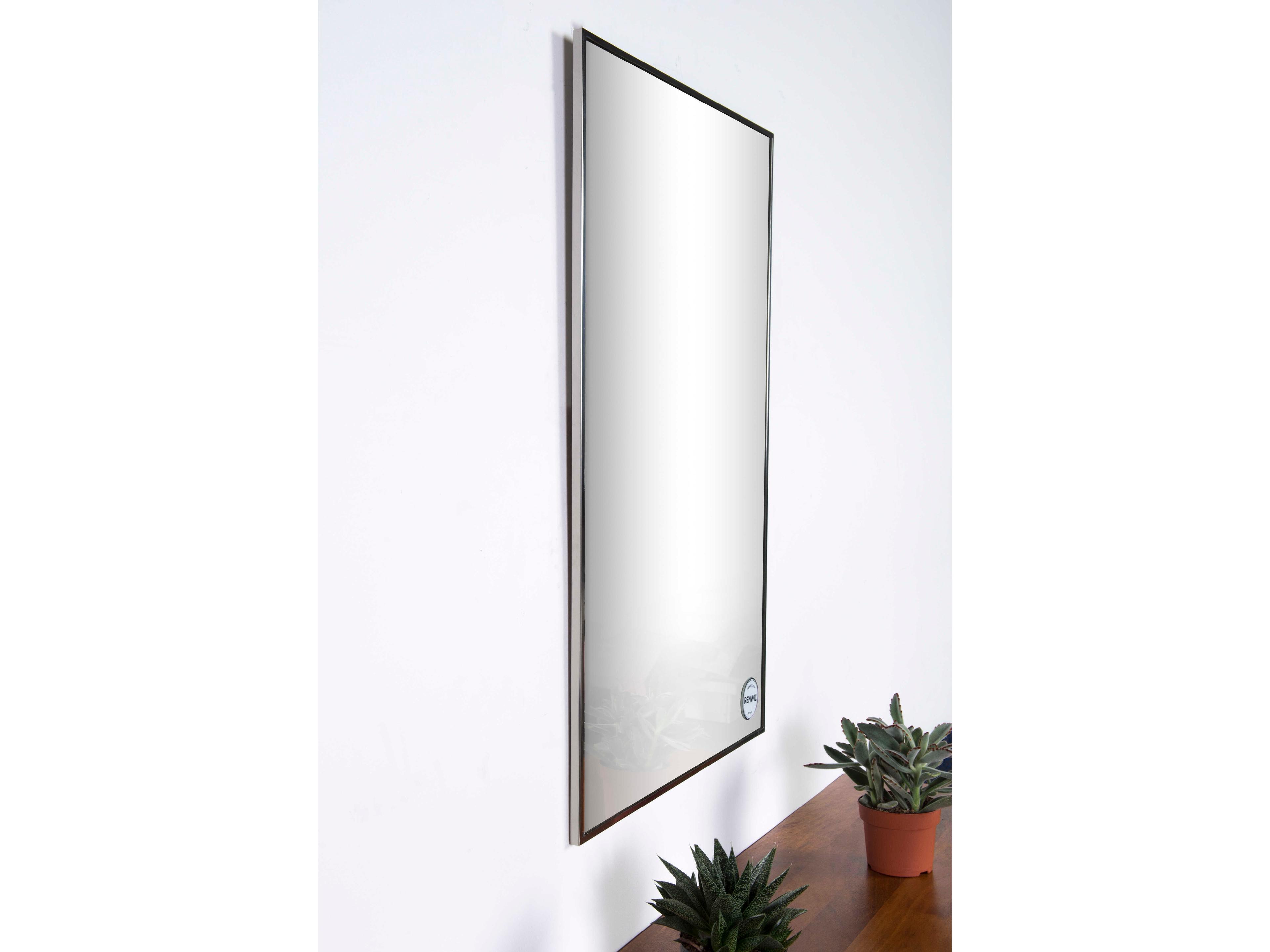 Renwil Crake Silver Rectangular Wall Mirror