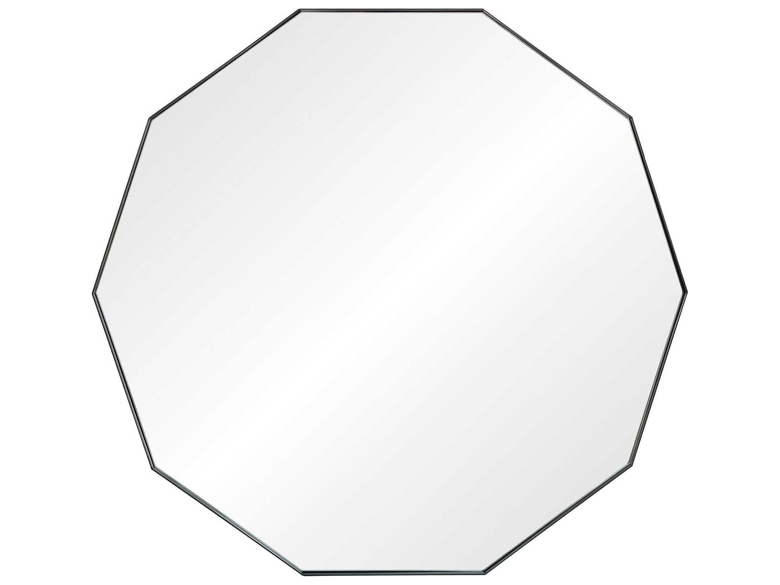 Renwil Christian Matte Black Wall Mirror